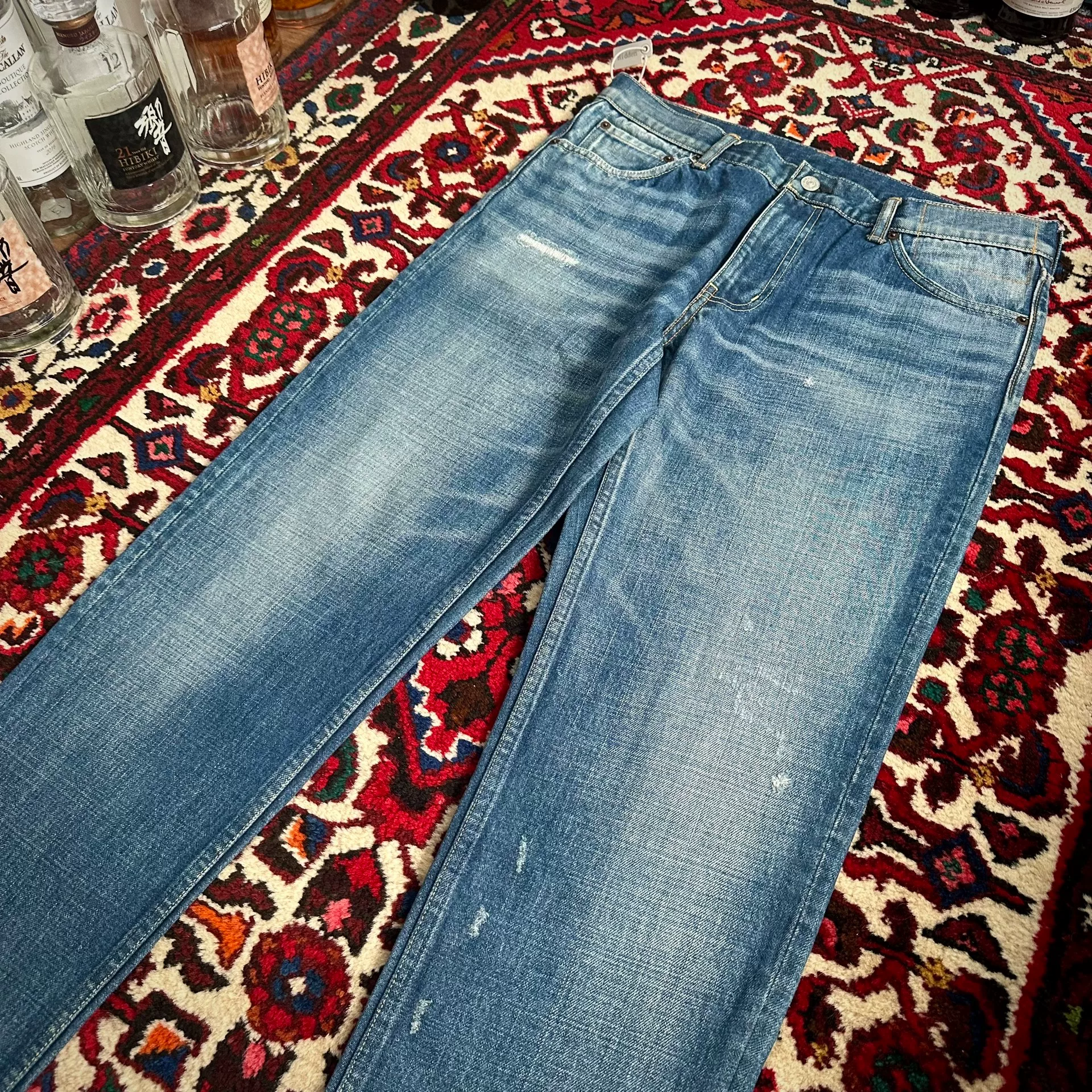 visvim 17aw 03d12 Washed Jeans — label