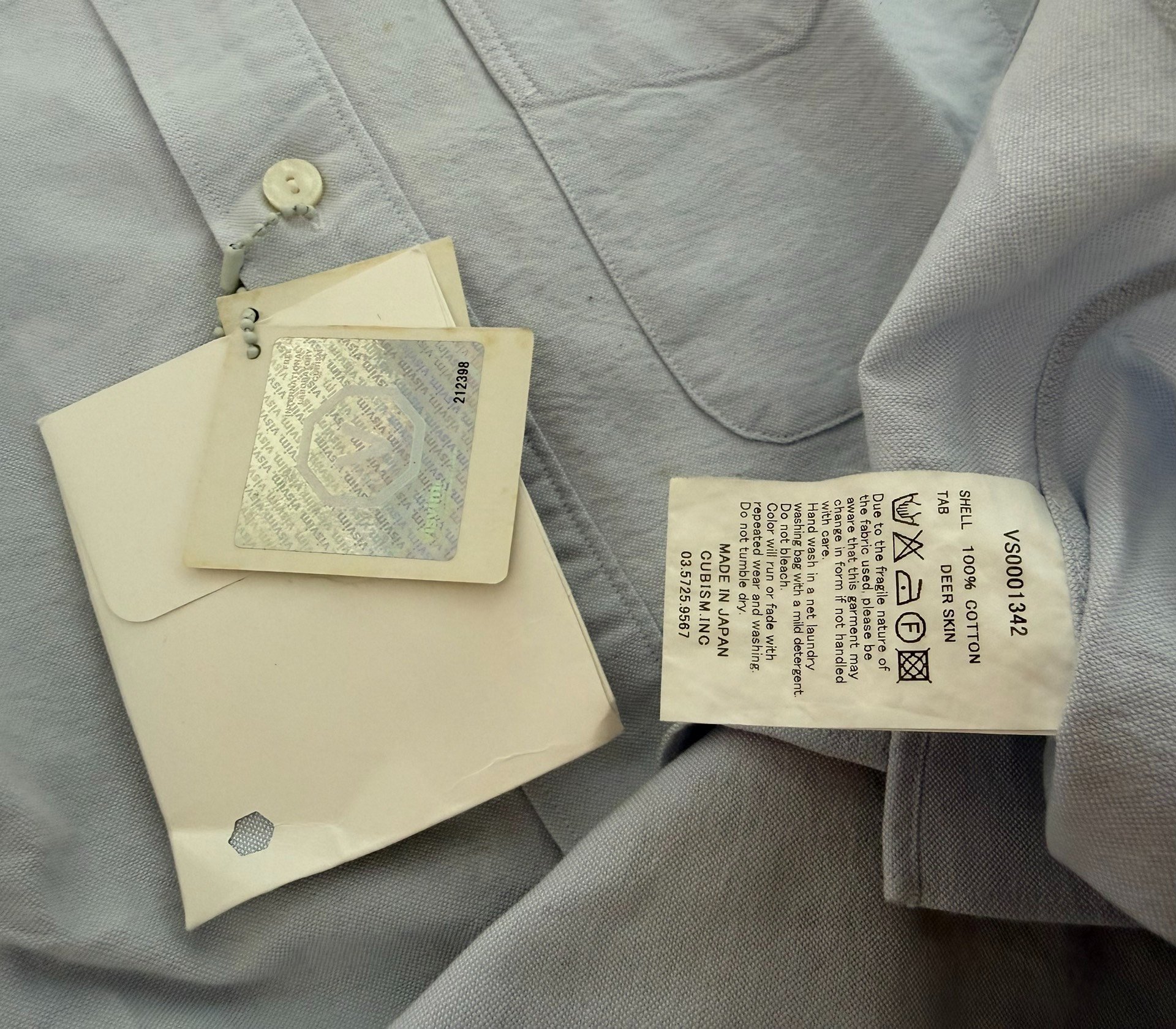 VISVIM Triptych L/S B.D Shirt — detail