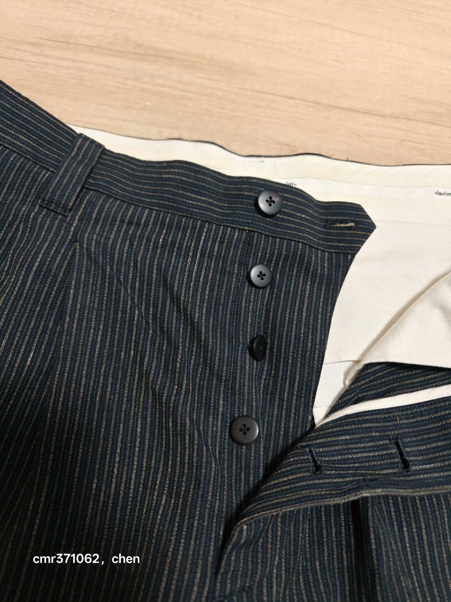 VISVIM 23AW MCCLOUD SLACKS — label