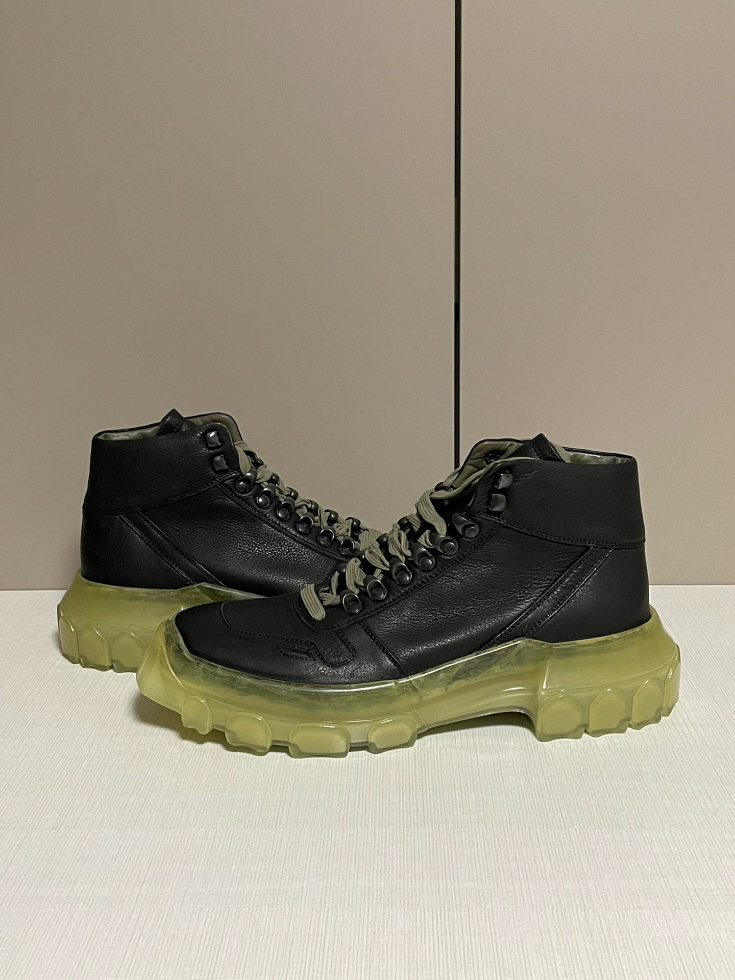 Rick Owens Tractor High-Top Sneakers — back