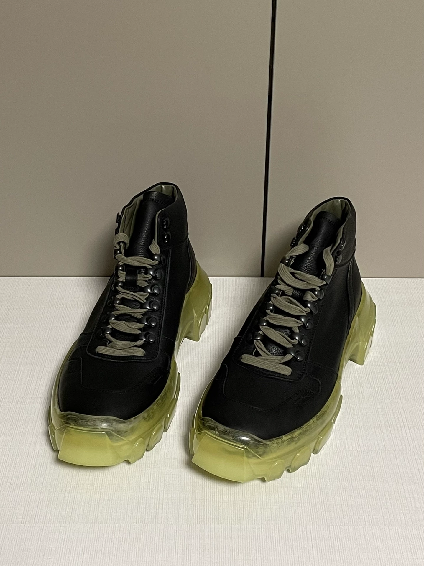 Rick Owens Tractor High-Top Sneakers