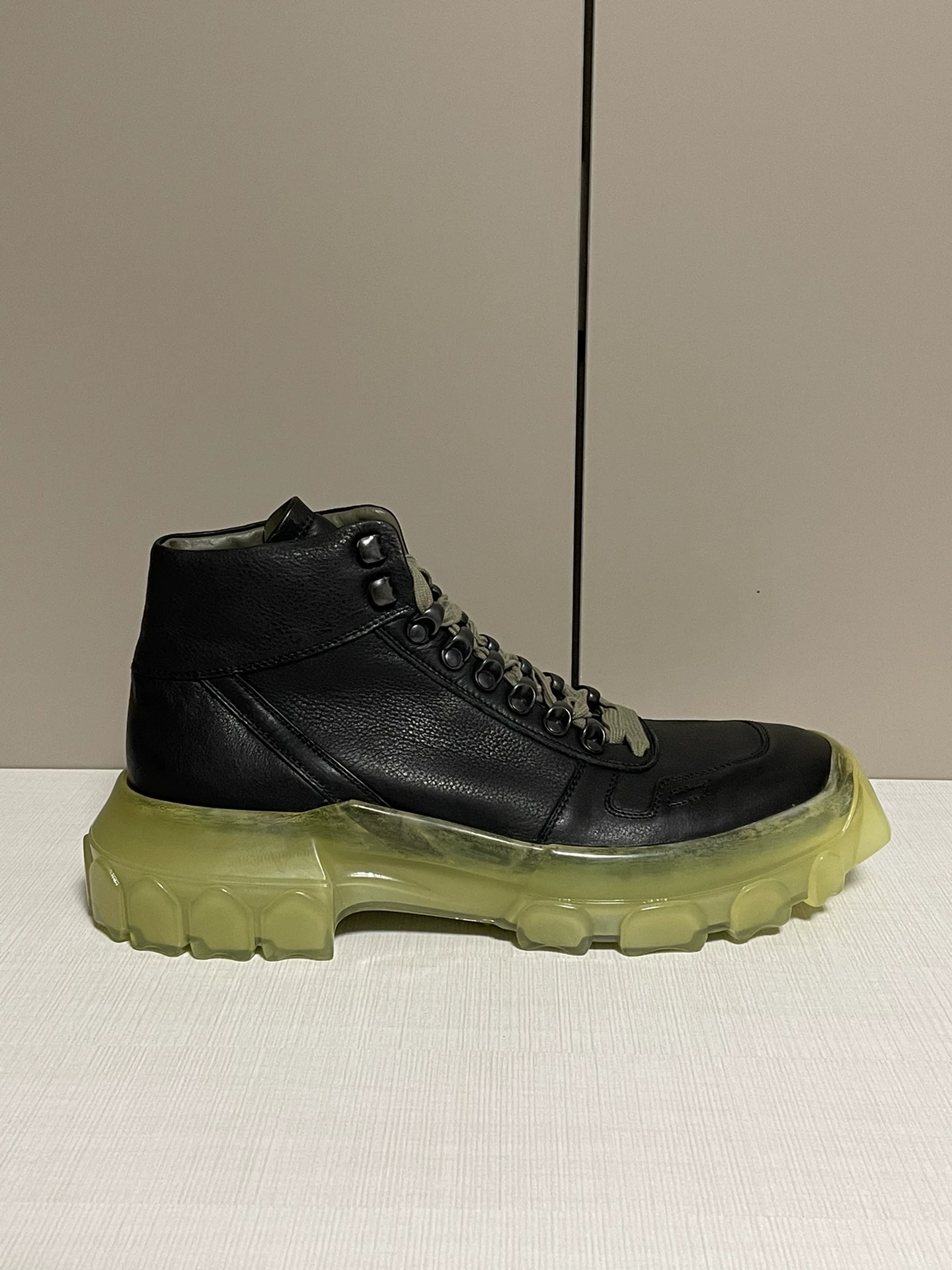 Rick Owens Tractor High-Top Sneakers — detail