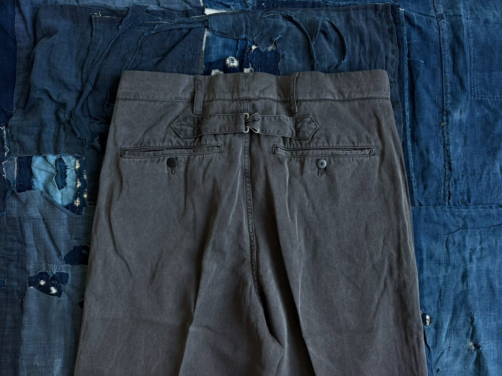 VISVIM 25AW ALPER PANTS DMGD — back
