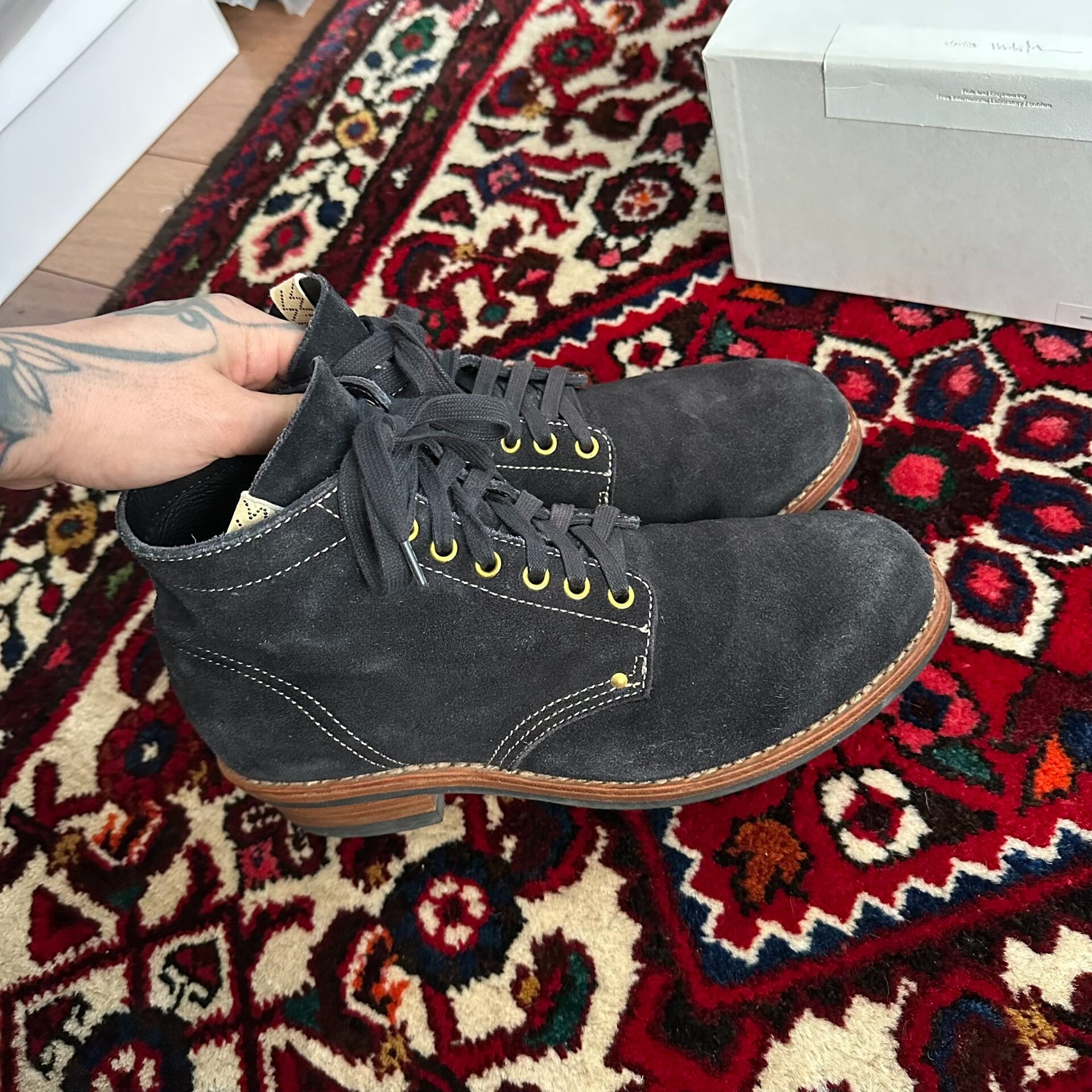 visvim 20AW Brigadier Boots — detail