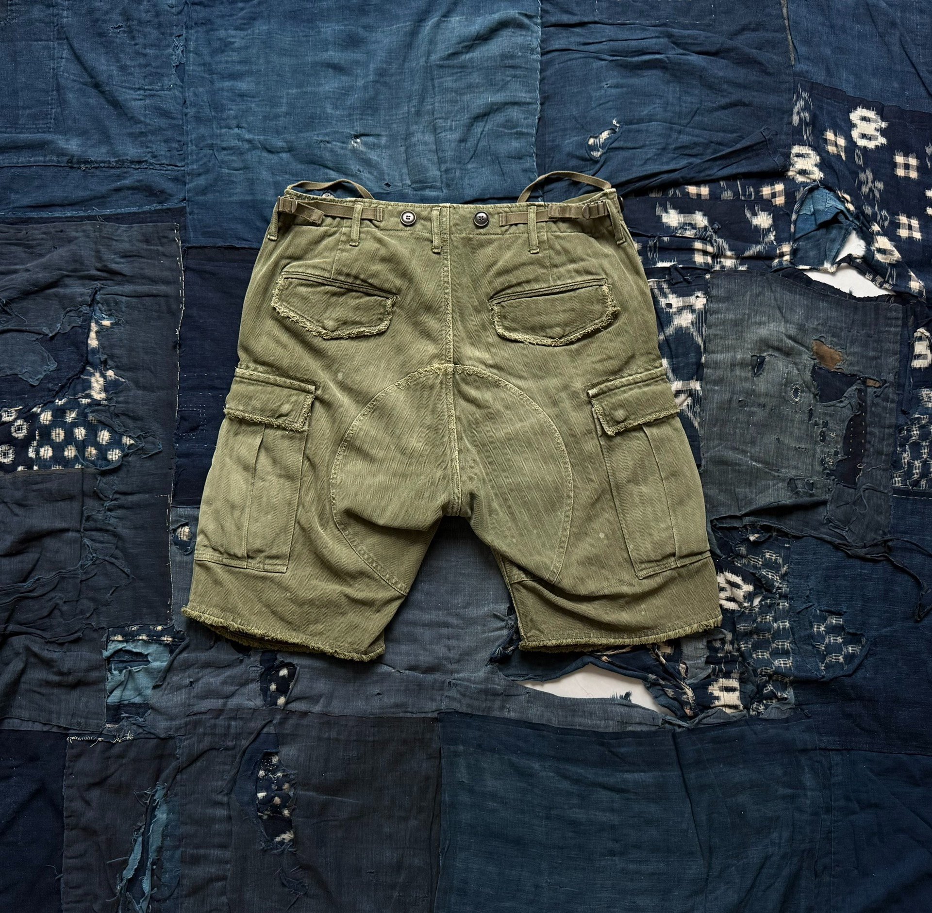 VISVIM 20SS ICT JUMBO EIGER SANCTION SHORTS — front