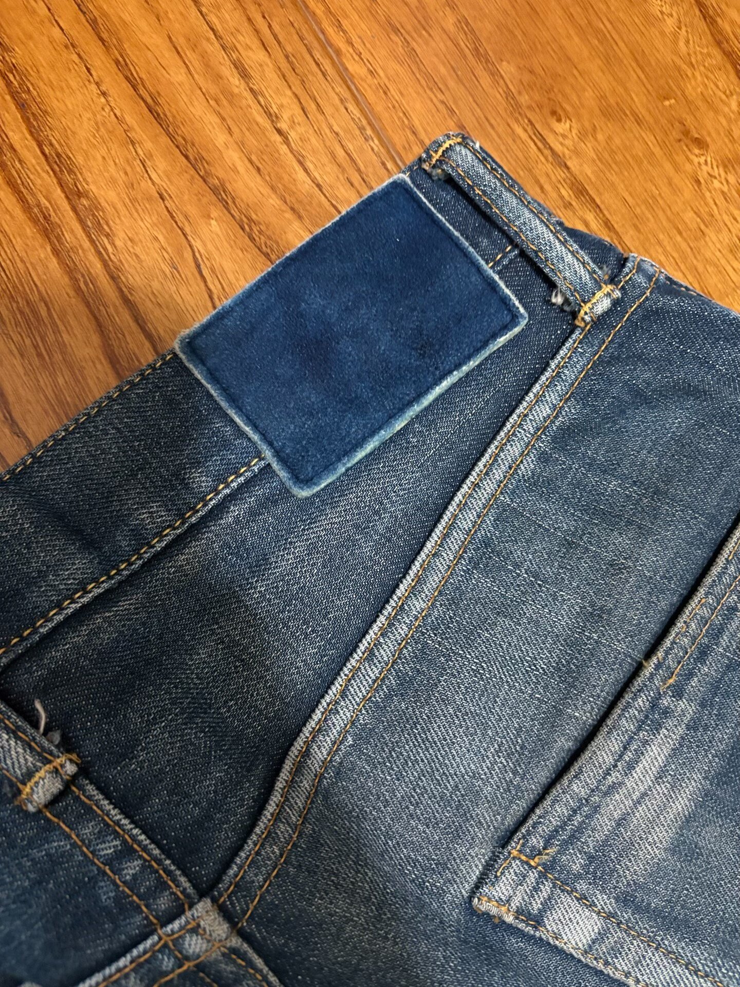 VISVIM Social Sculpture 01 Slim Jeans — label