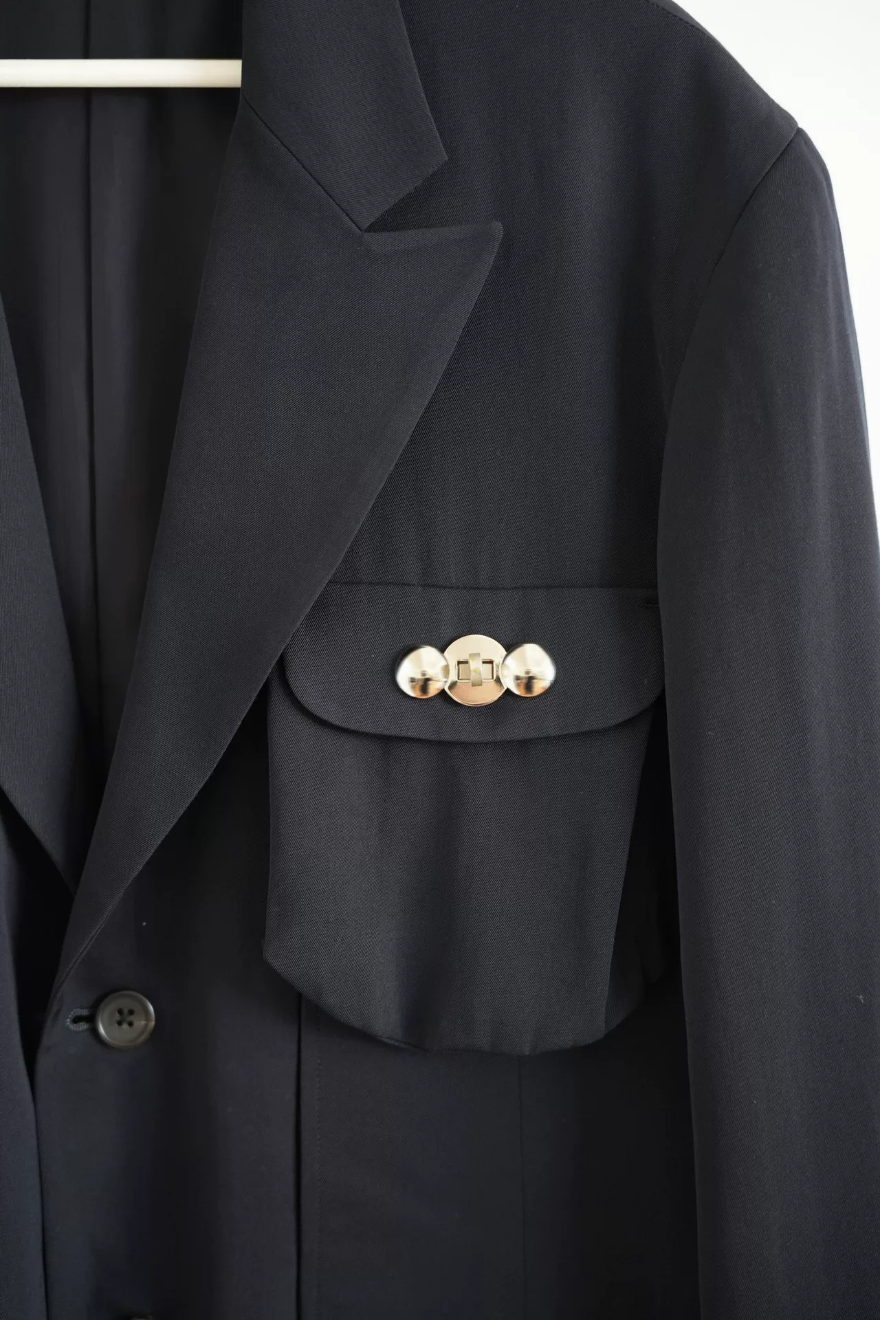 Yohji Yamamoto 91SS Wool Suit — label