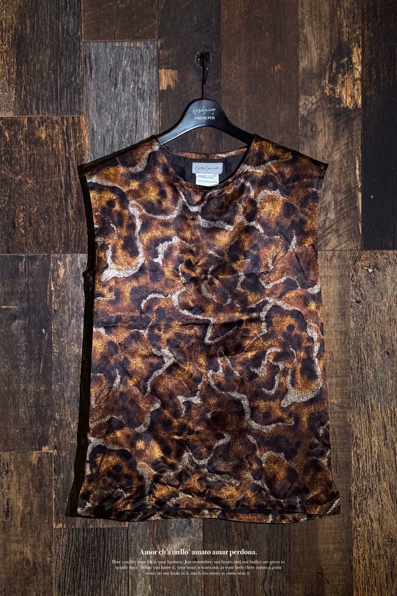 Yohji Yamamoto 85 SS Paris Vest