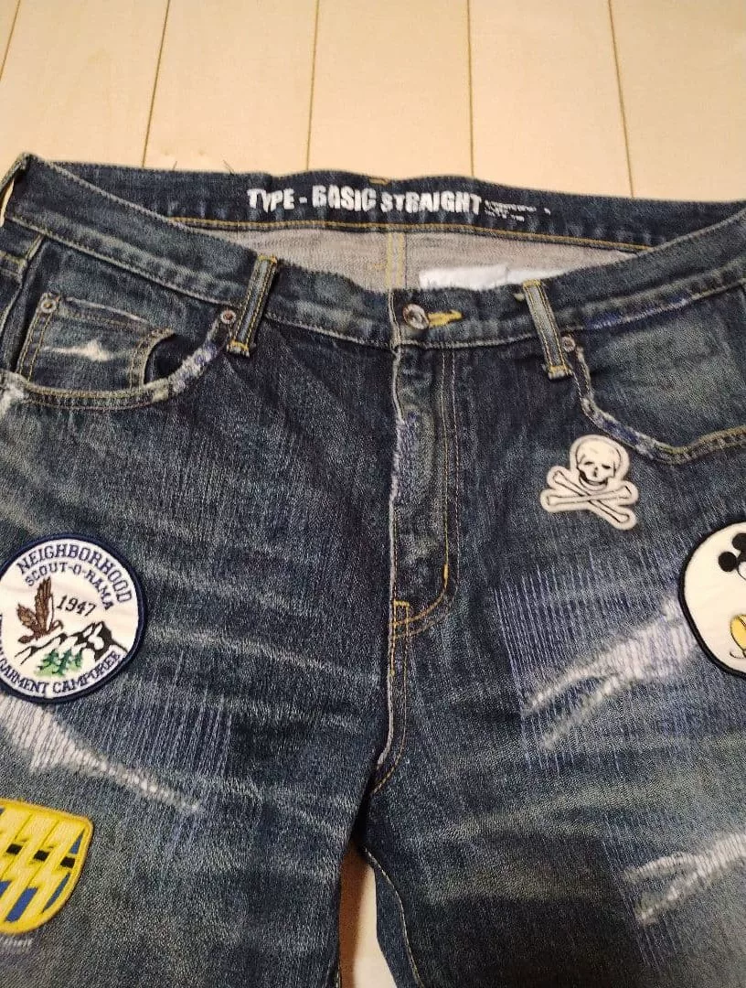 NEIGHBORHOOD x Disney 2009AW Jeans — detail
