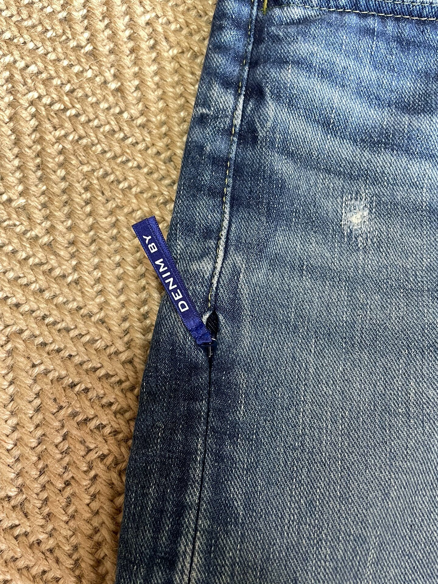 Vanquish Fragment Lightning Distressed Jeans — back