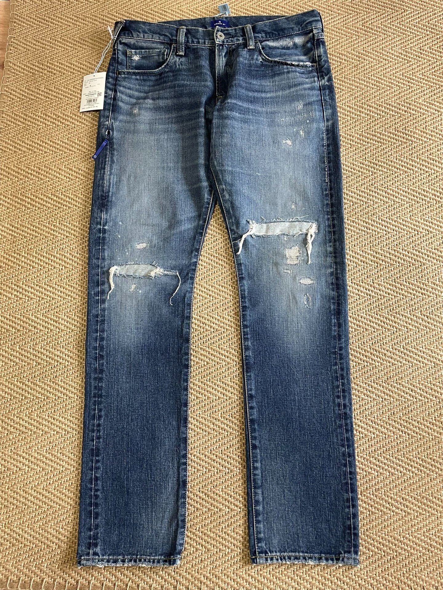 Vanquish Fragment Lightning Distressed Jeans