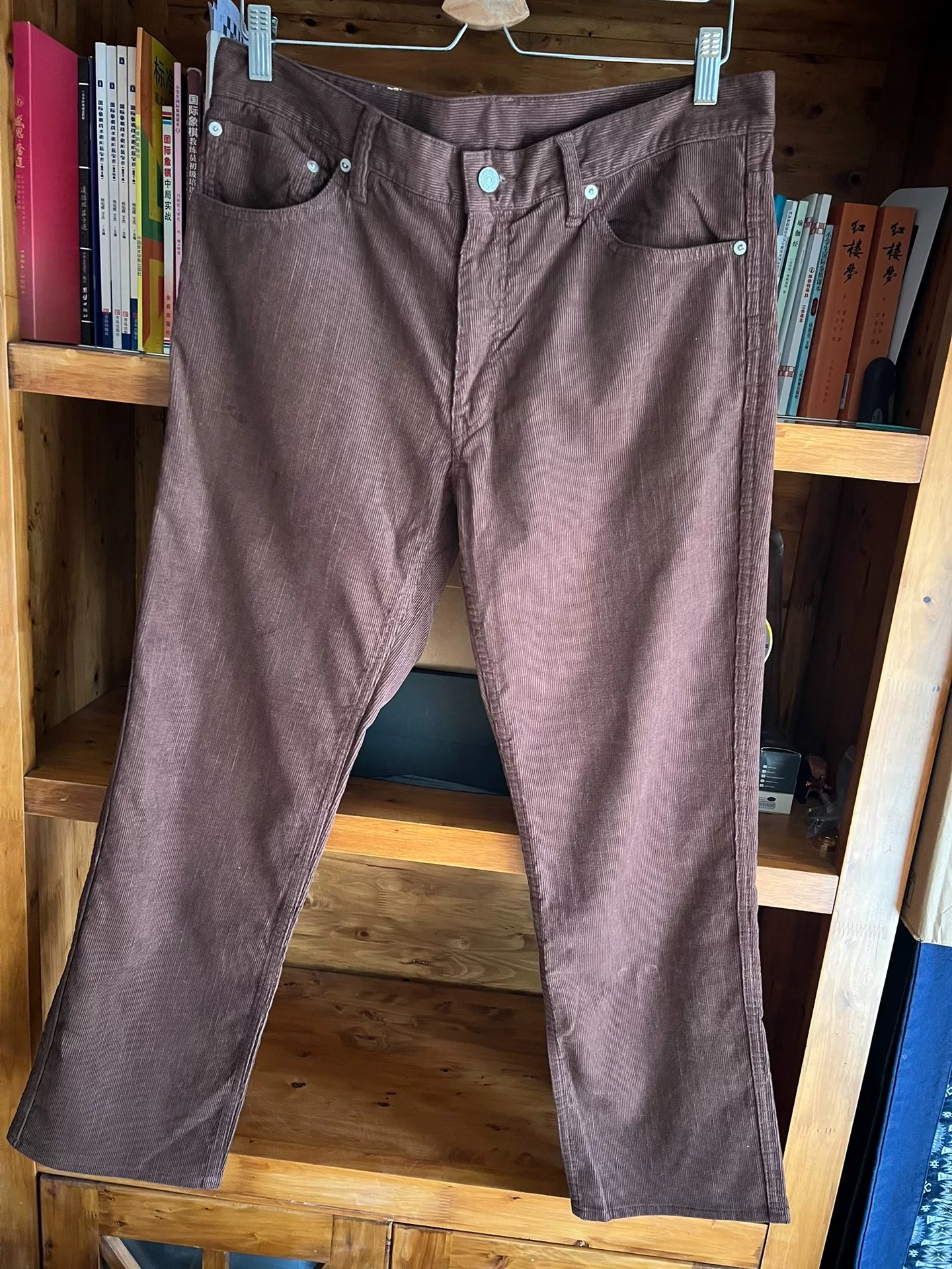 visvim 2018 Vintage Brown Corduroy Pants — detail