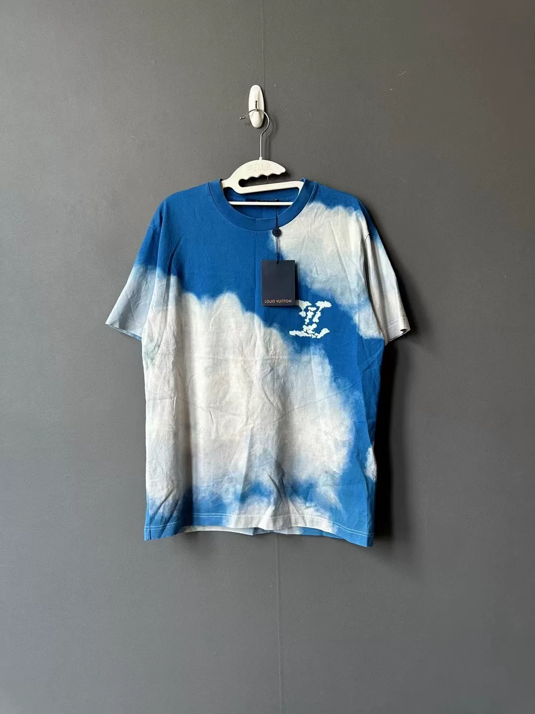 Louis Vuitton Blue Cloud Tie-Dye T-Shirt