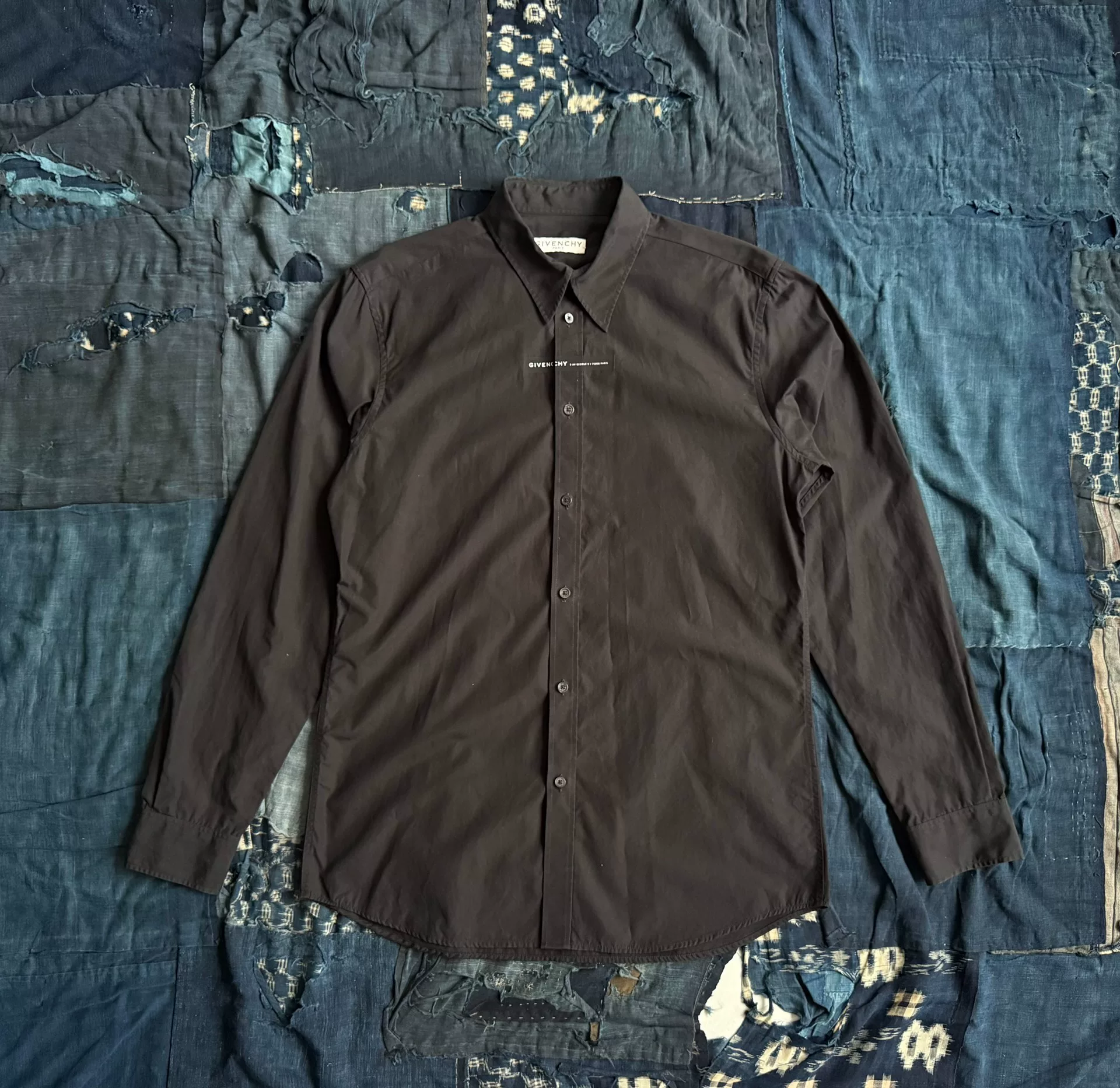 GIVENCHY Letter Long Sleeve Shirt
