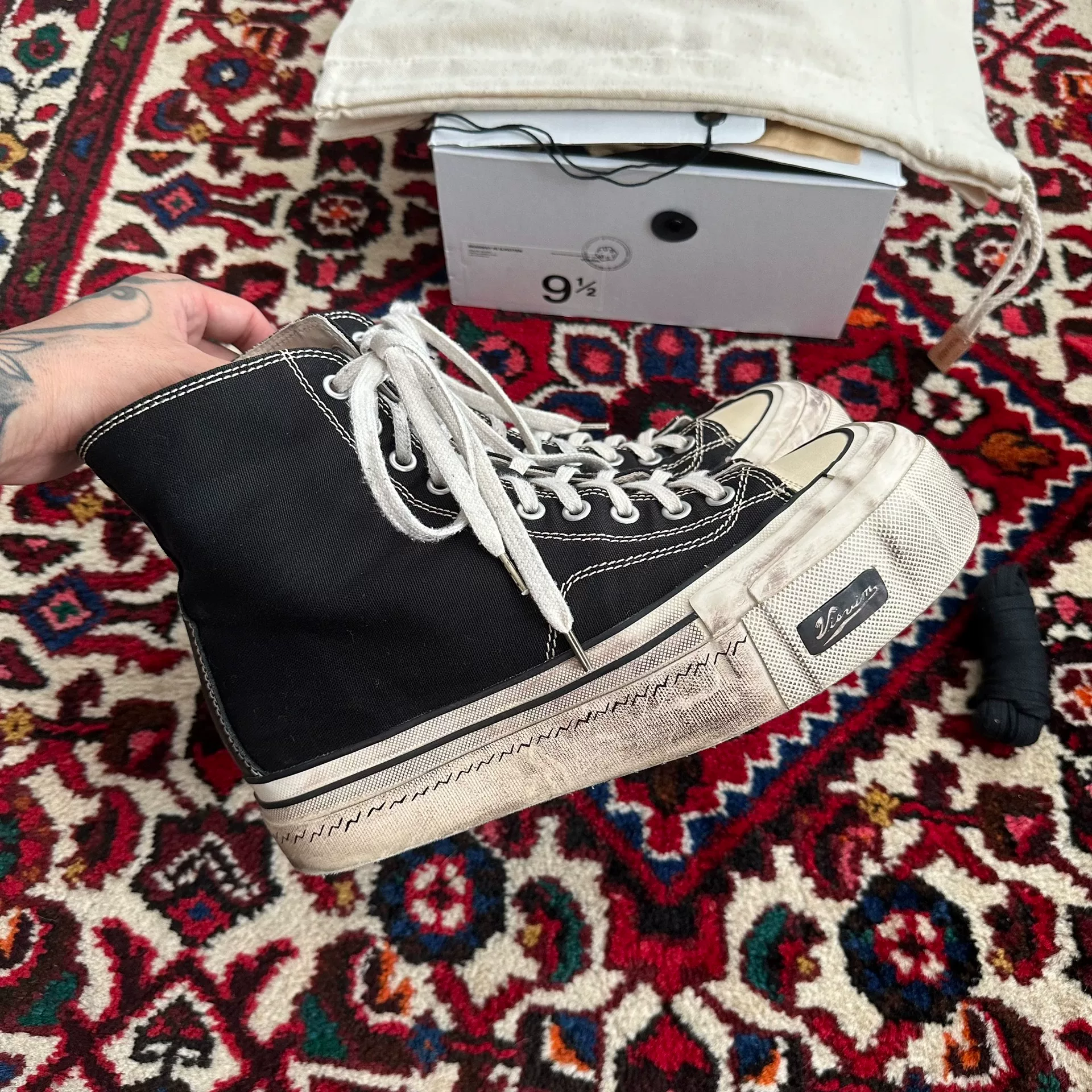 visvim 20AW Skagway HI Sneakers — label