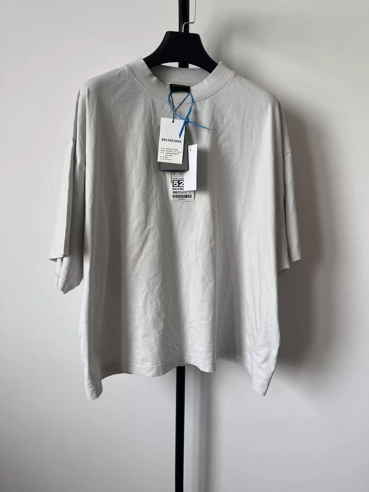 Balenciaga Valentine's Limited Solid Round Neck T-Shirt