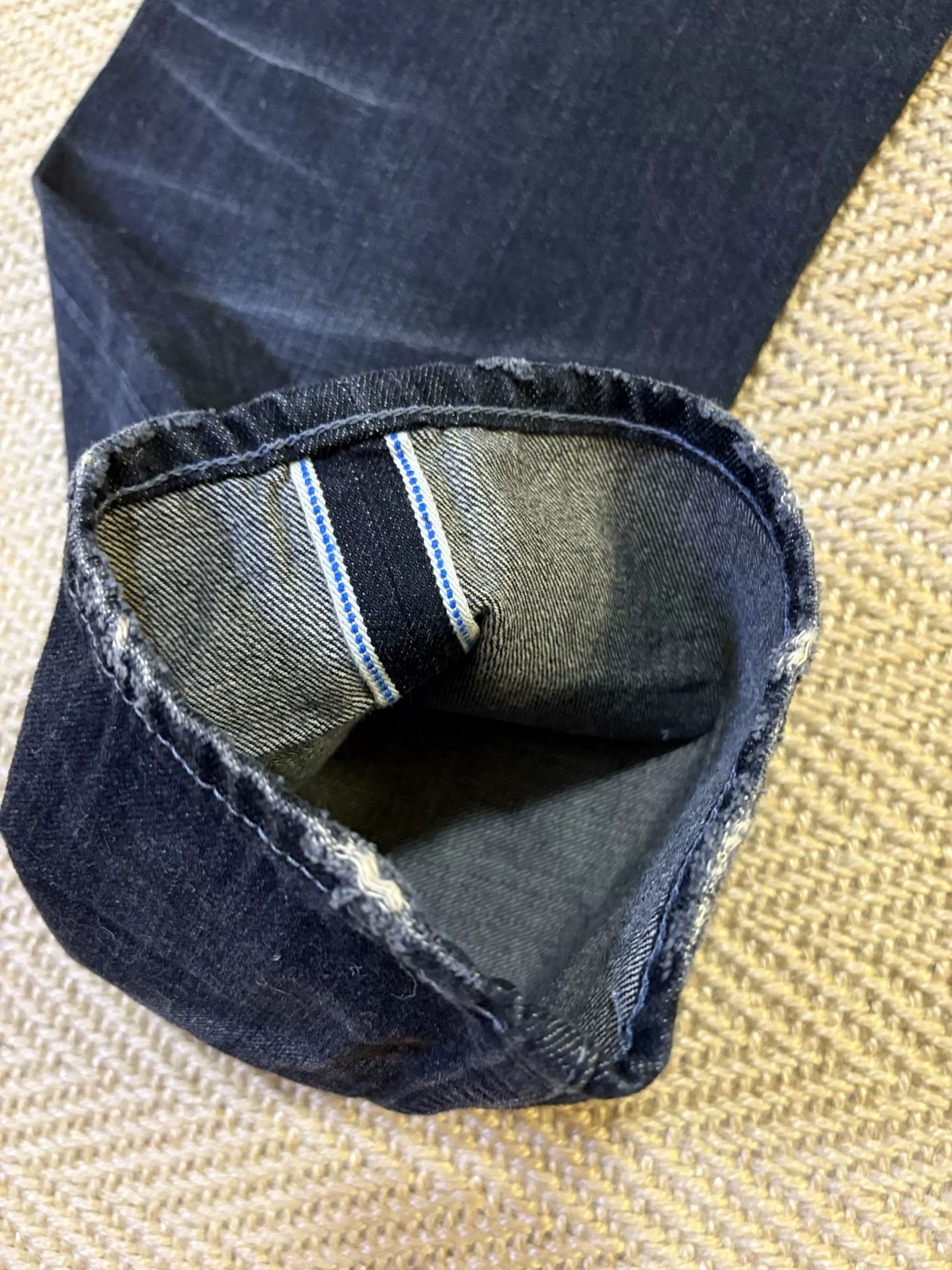 Levi's Fenom 505 Heavy Wash Jeans — label