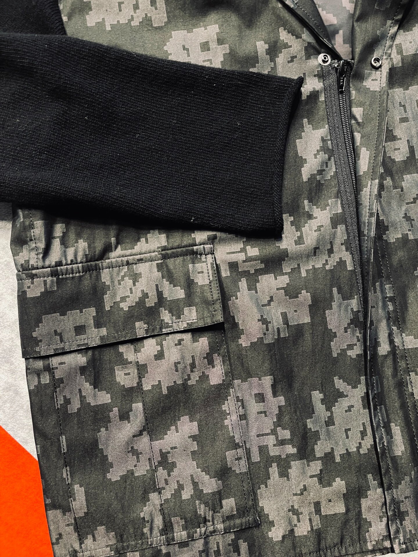 Undercover 20AW Throne of Blood Jacket — detail