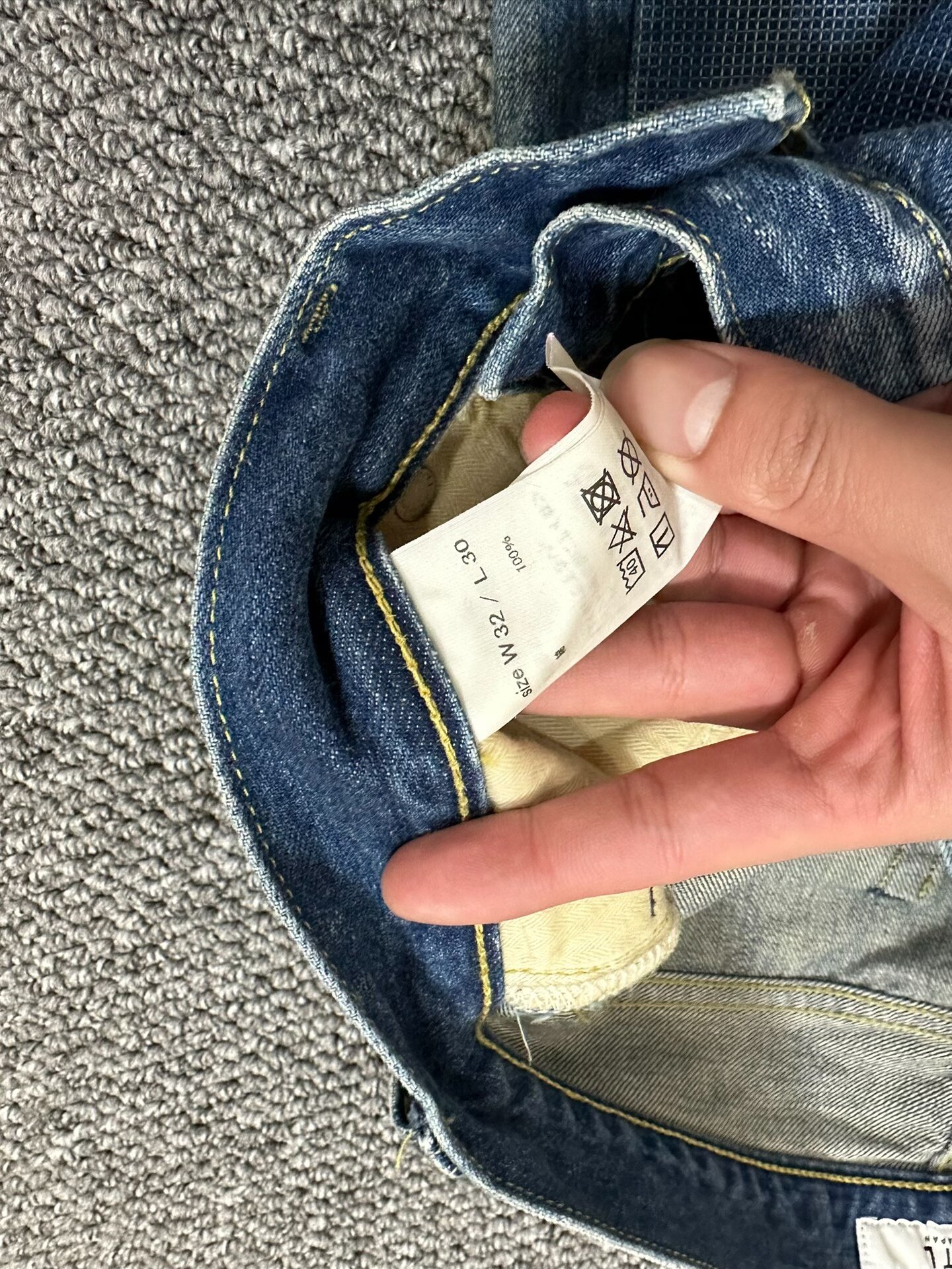 fdmtl Jeans W32L30 — detail