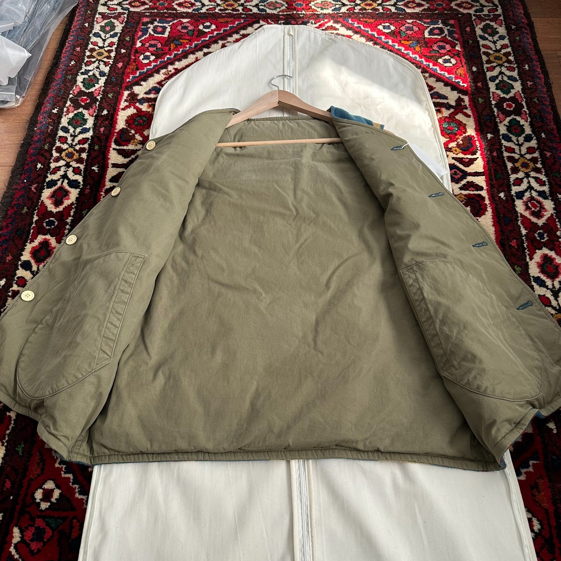 visvim 23AW KORA DOWN VEST — back