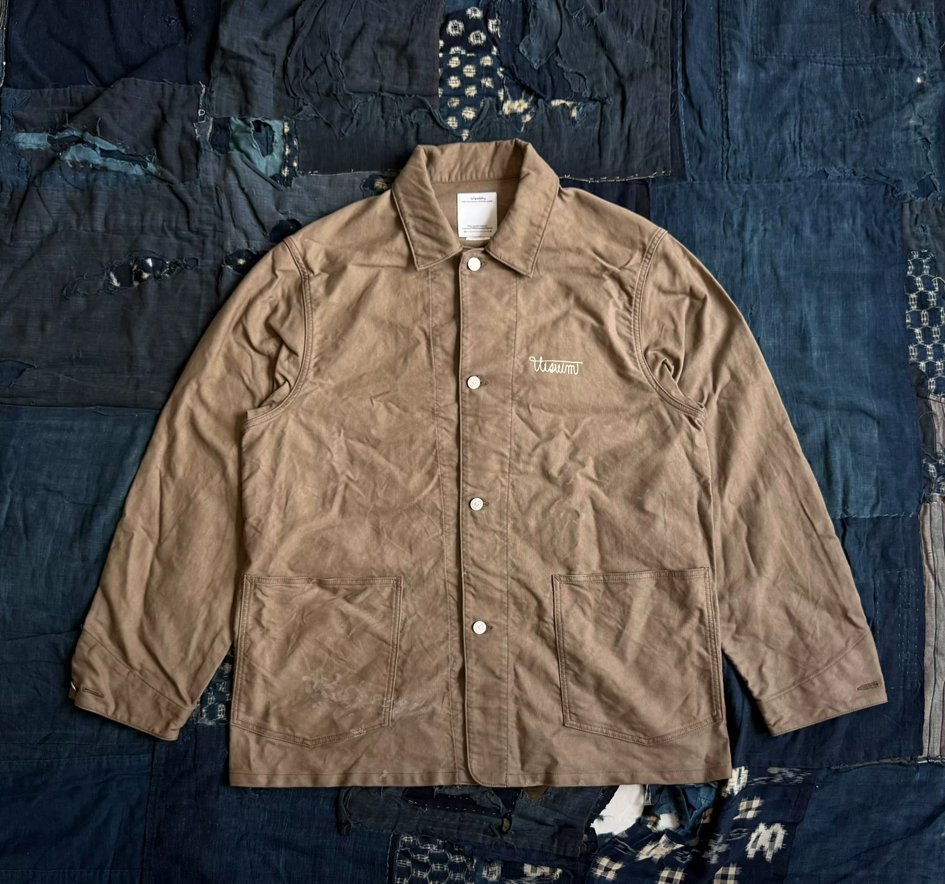 VISVIM 25AW Coverall G.Cords Jacket — detail