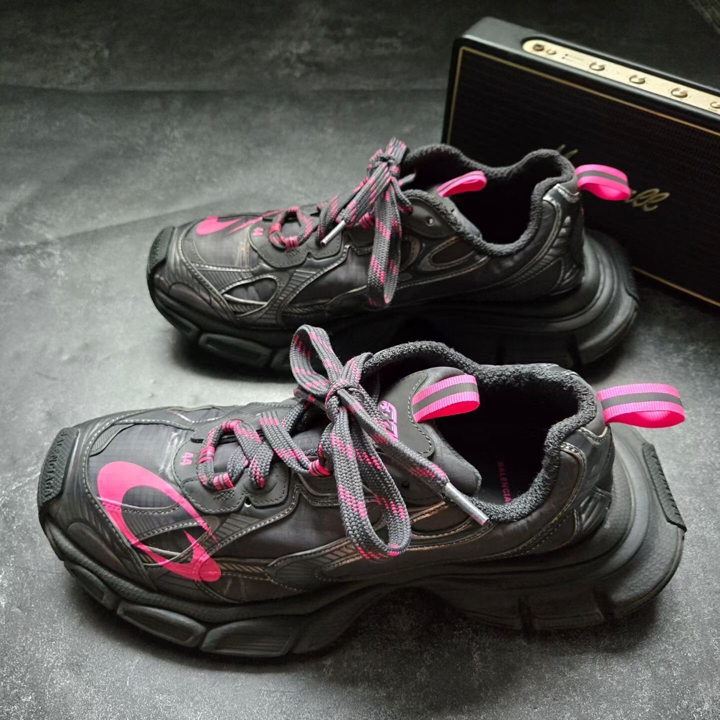 Balenciaga 3XL Black Pink Sneakers