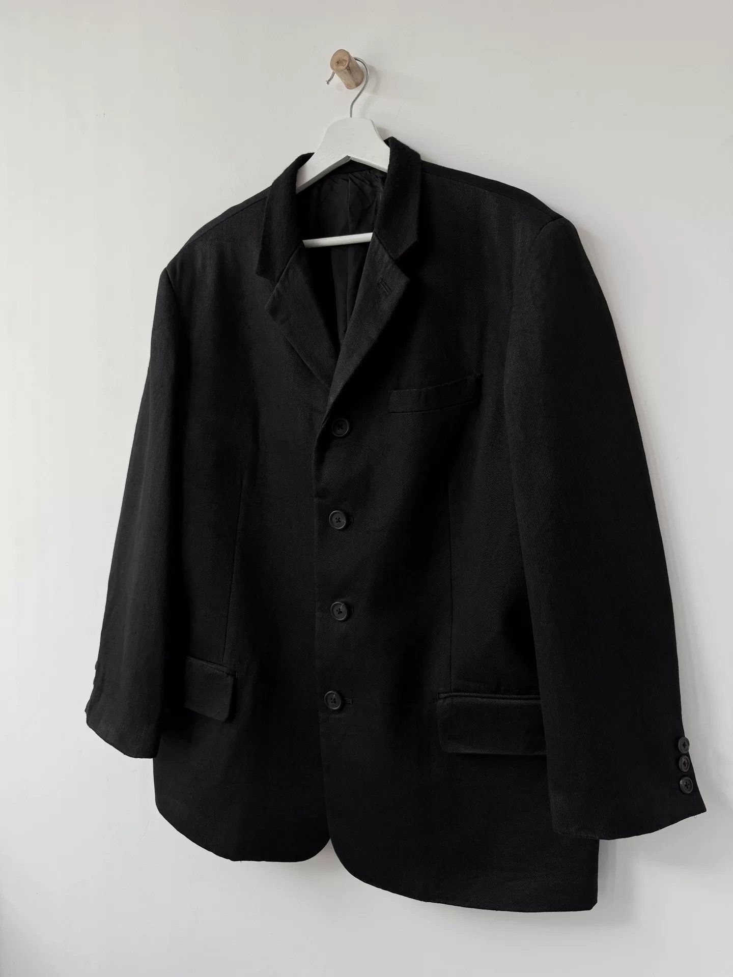 Yohji Yamamoto Y's 2000AW Wool Linen Blazer — front
