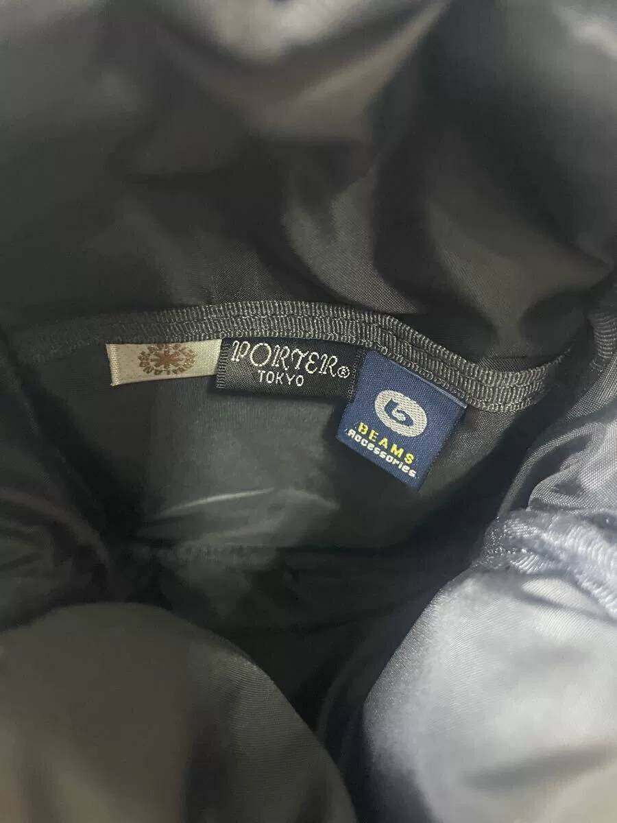 PORTER x BEAMS x landscape Crossbody Bag — label