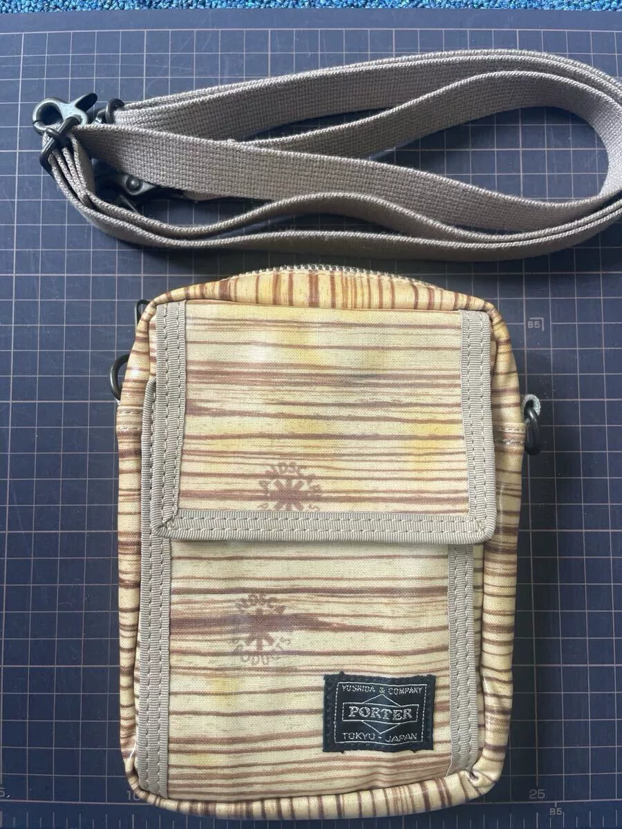 PORTER x BEAMS x landscape Crossbody Bag — front
