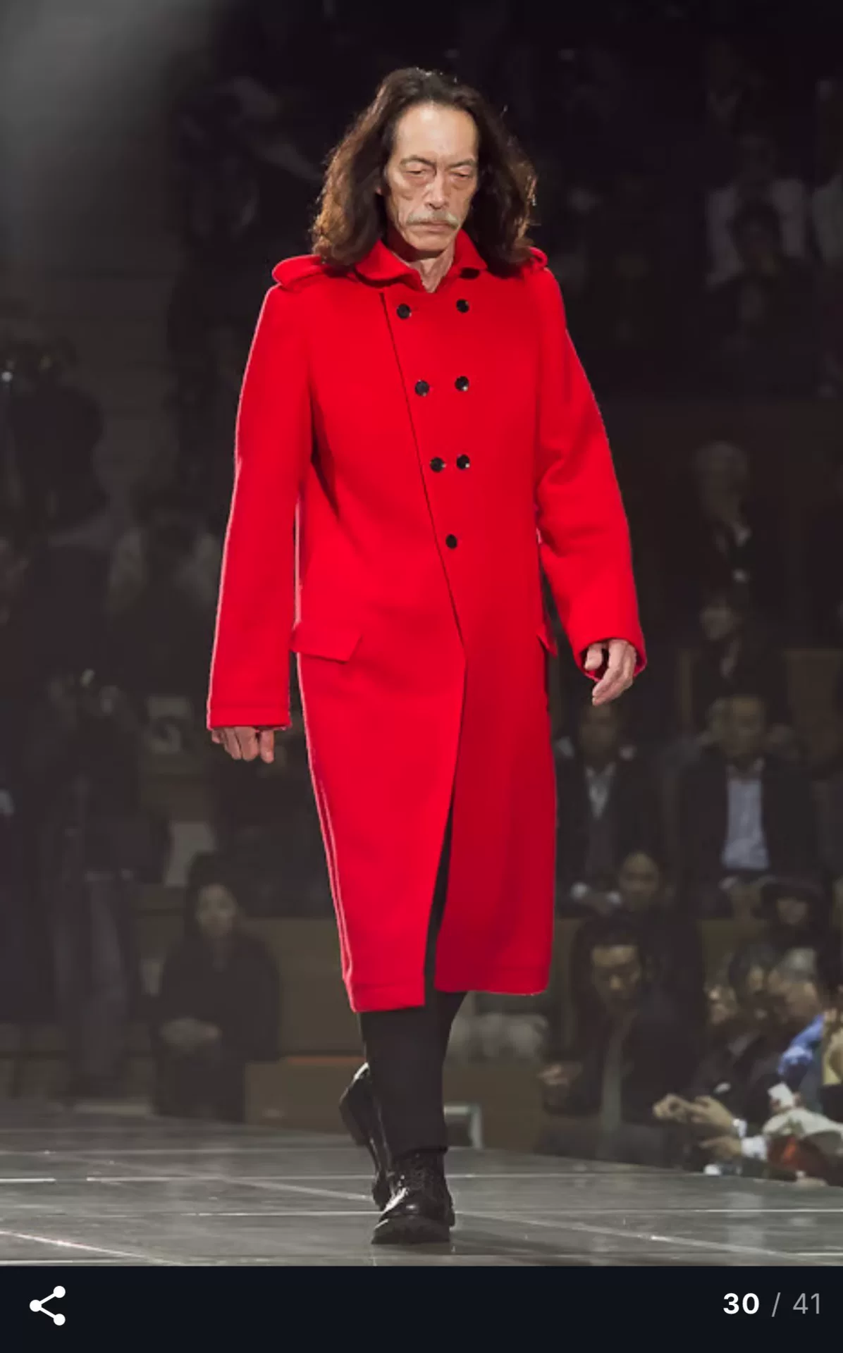 Yohji Yamamoto 10AW Napoleon Coat — back