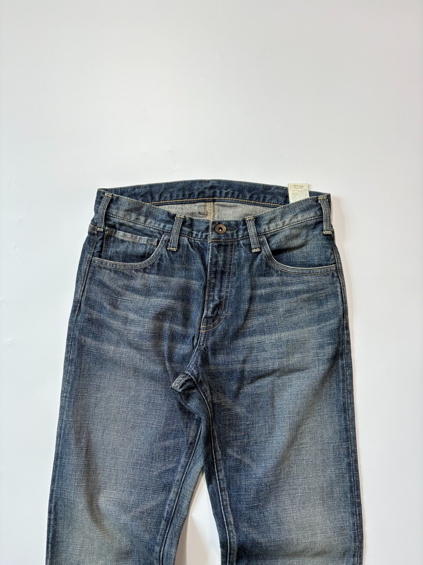 Soulive Okayama Washed Denim Jeans — front