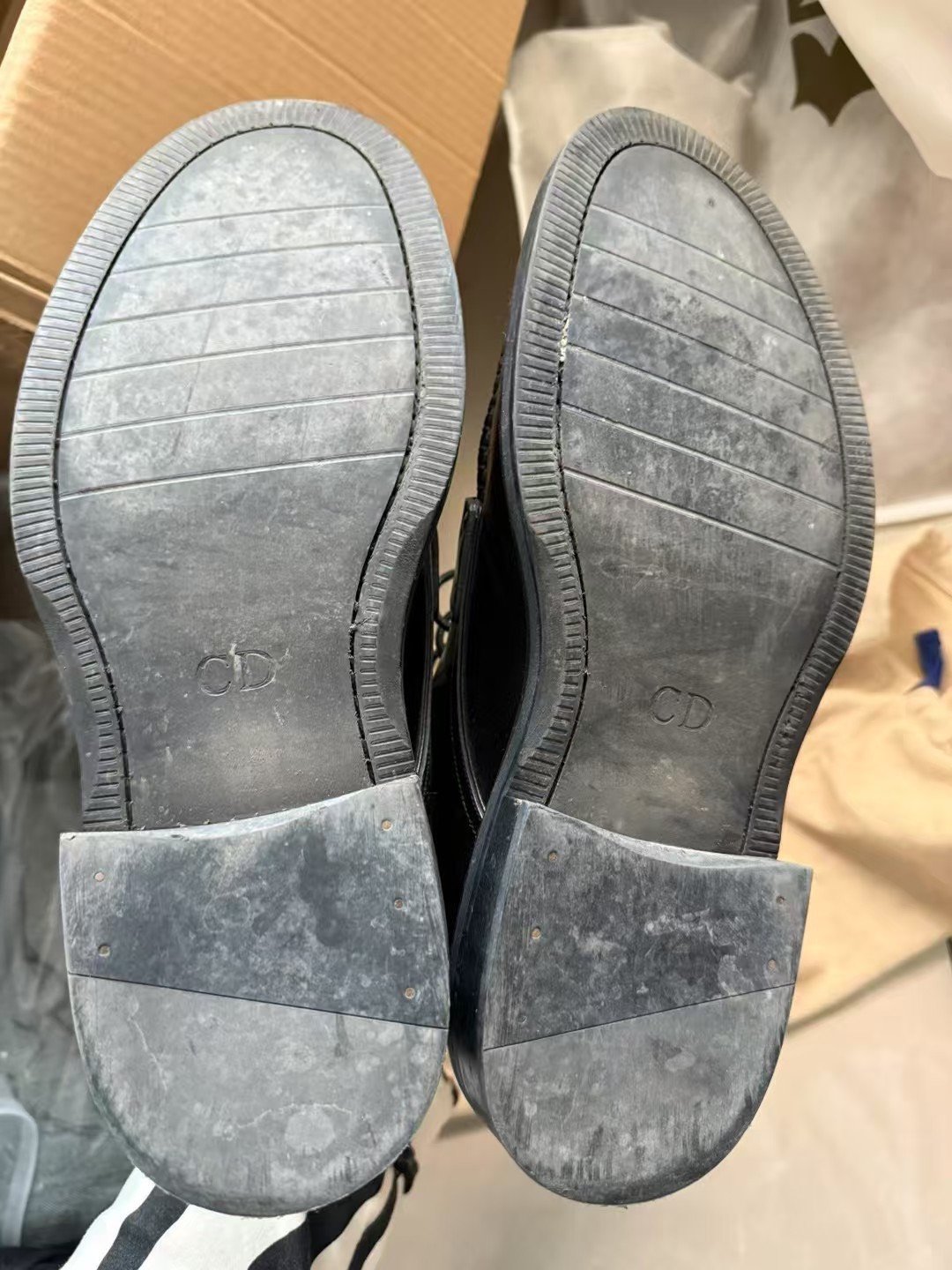 Dior Leather Shoes Size 41 — detail