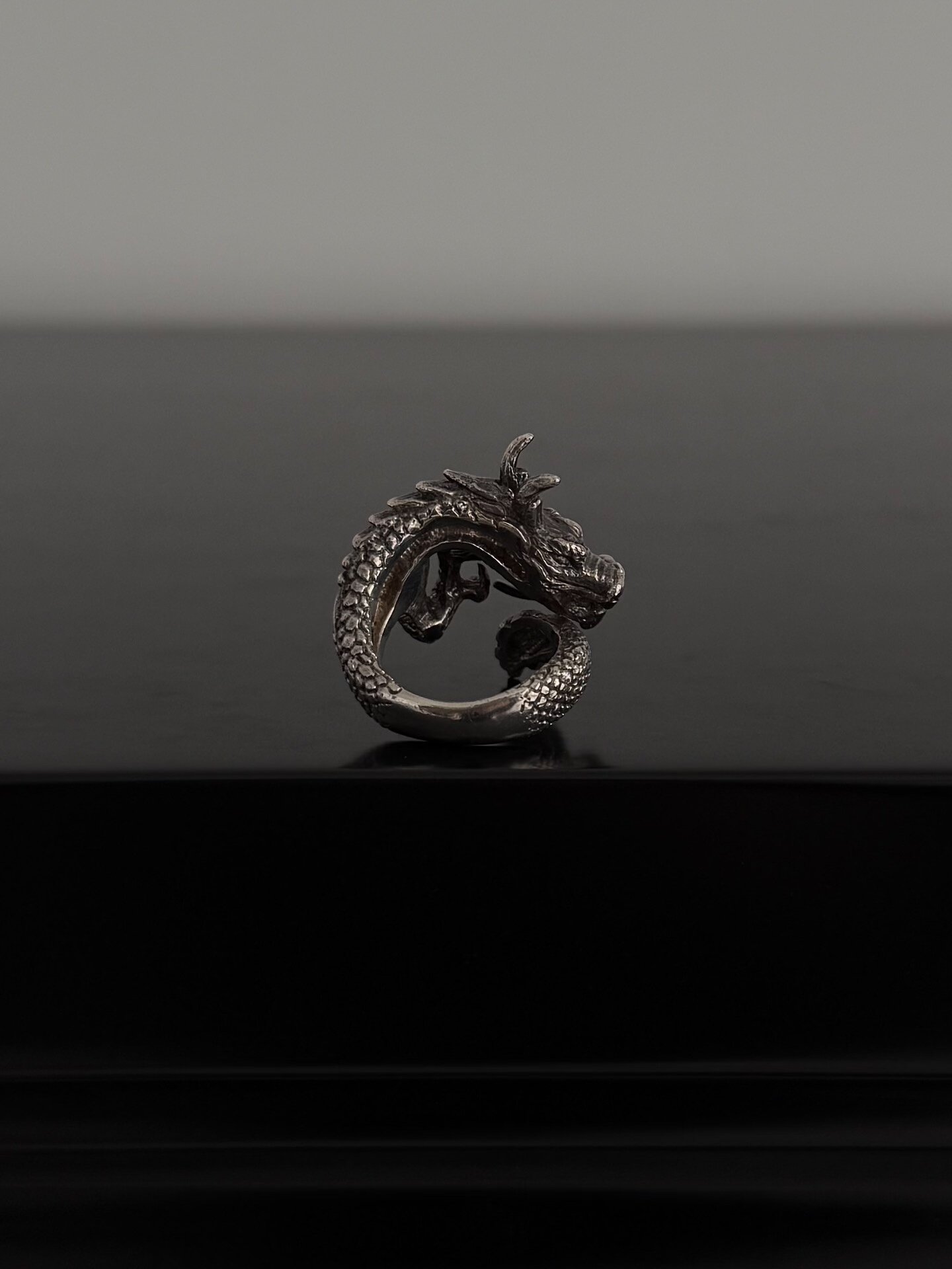 Jean Paul Gaultier Runway Coiled Dragon Ring