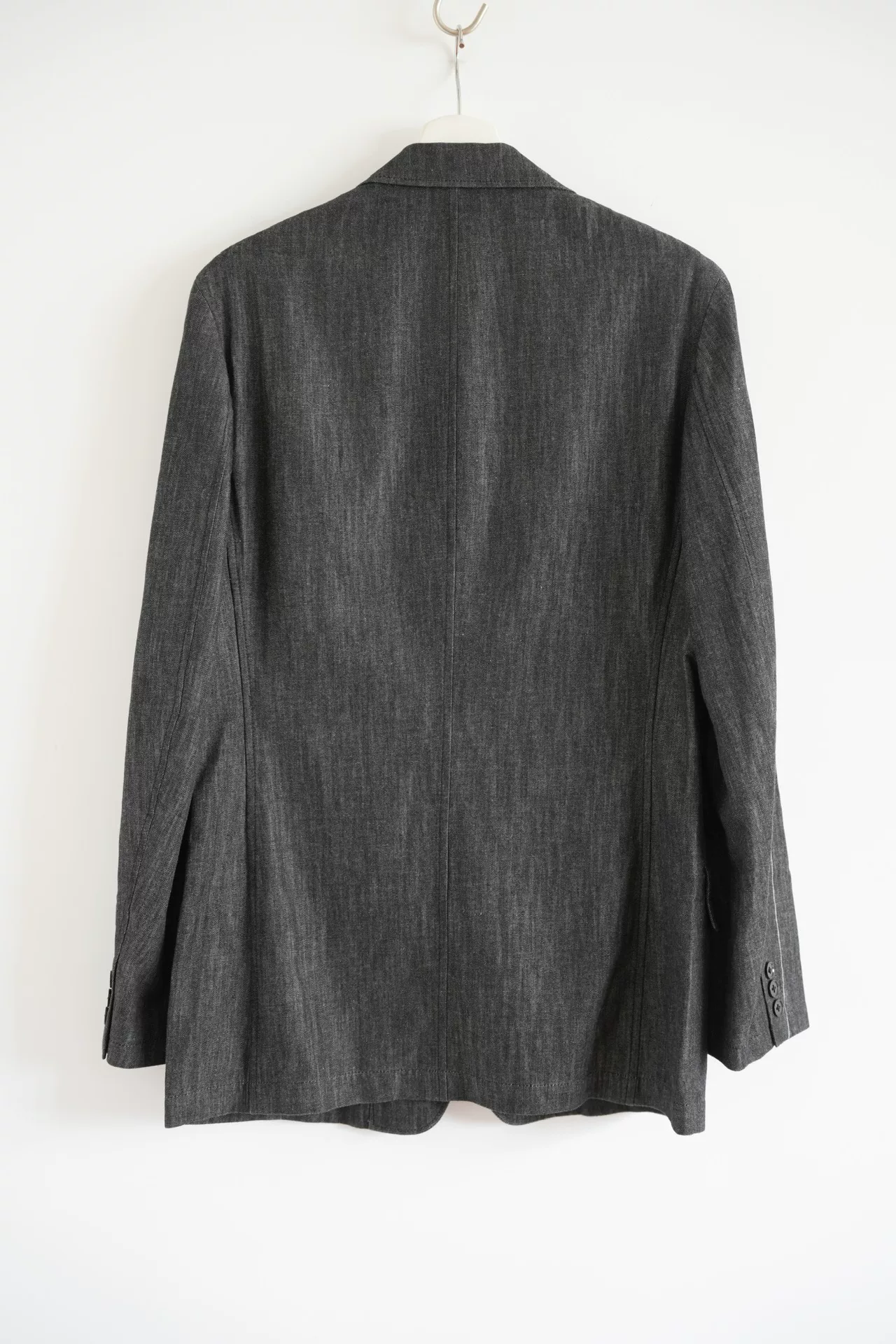 Yohji Yamamoto 10SS Striped Sleeve Suit — front