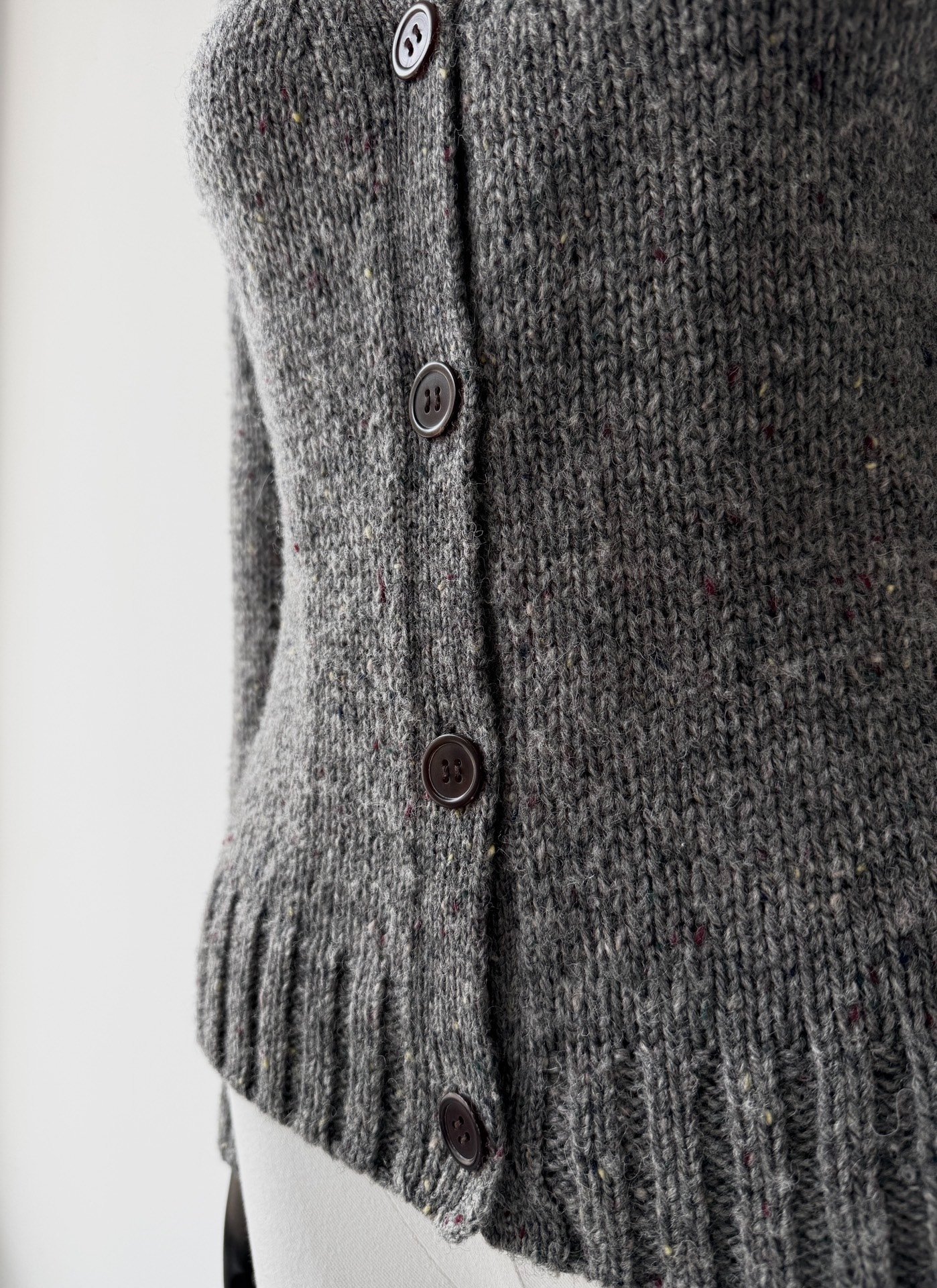 Yohji Yamamoto Y's 11AW Wool Cardigan — label