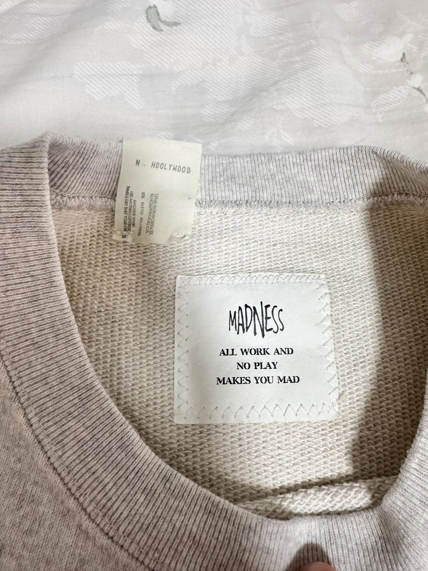 Madness N.HOOLYWOOD 23AW Tokyo Limited Sweatshirt — detail