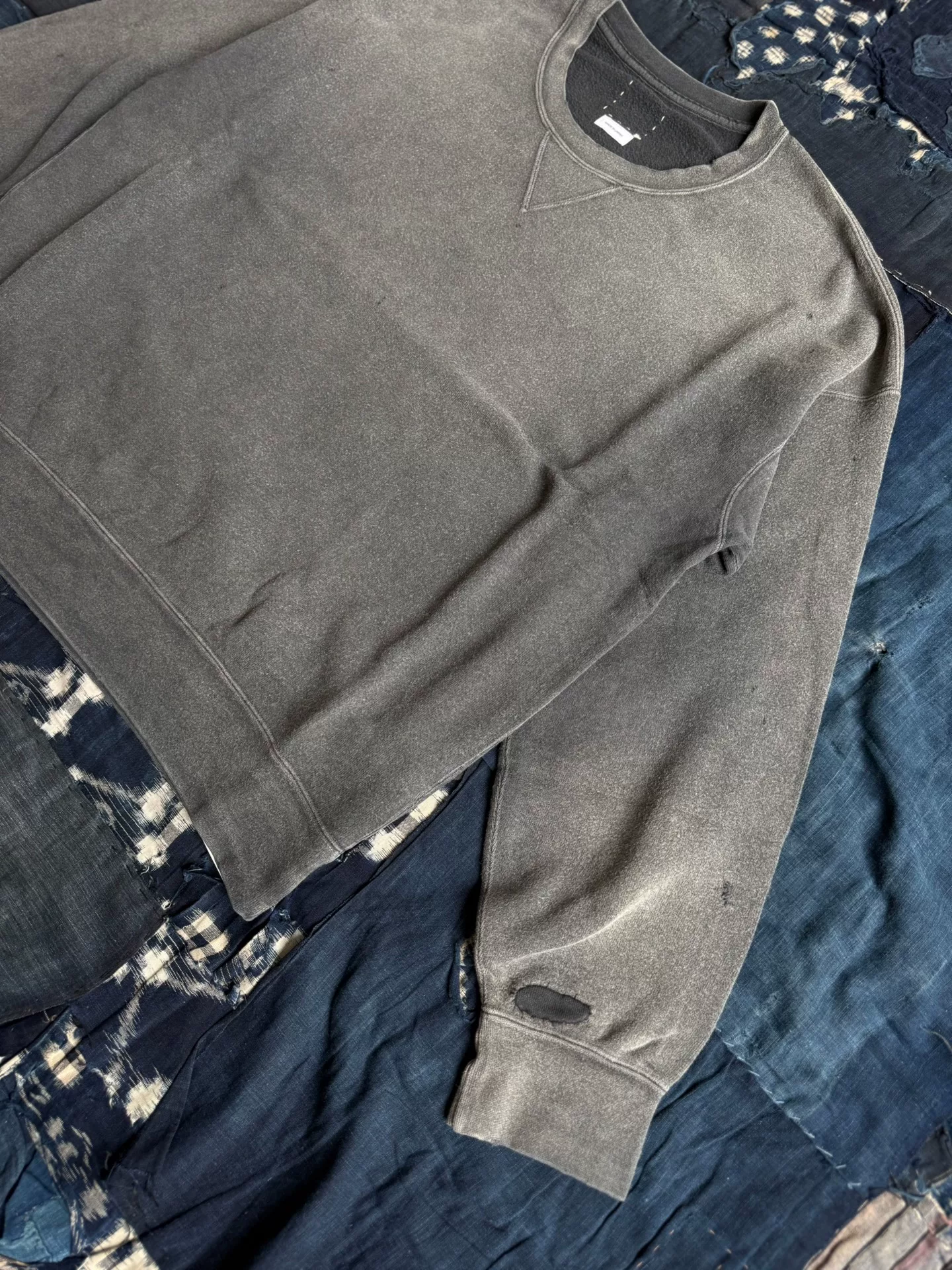 VISVIM 25W FIL JUMBO SB Sweat L/S — label