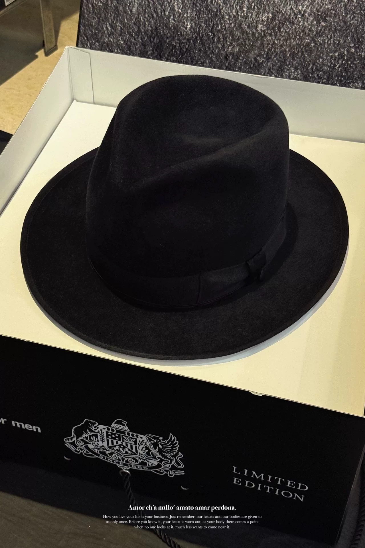 Yohji Yamamoto x Stetson Limited Hat — front