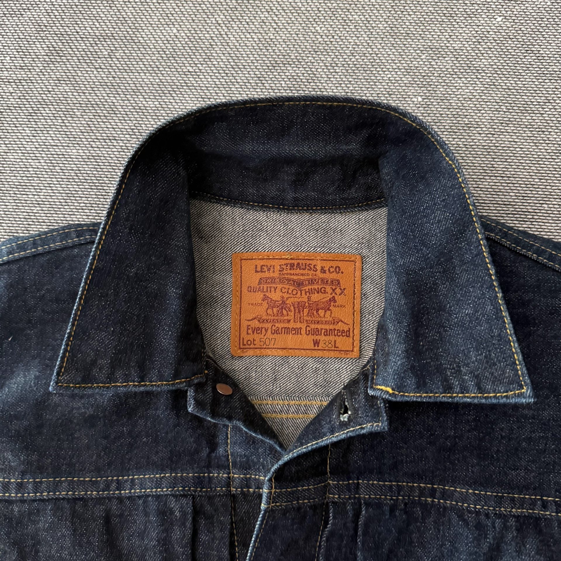 Levi's LVC507 J22 Denim Jacket — detail