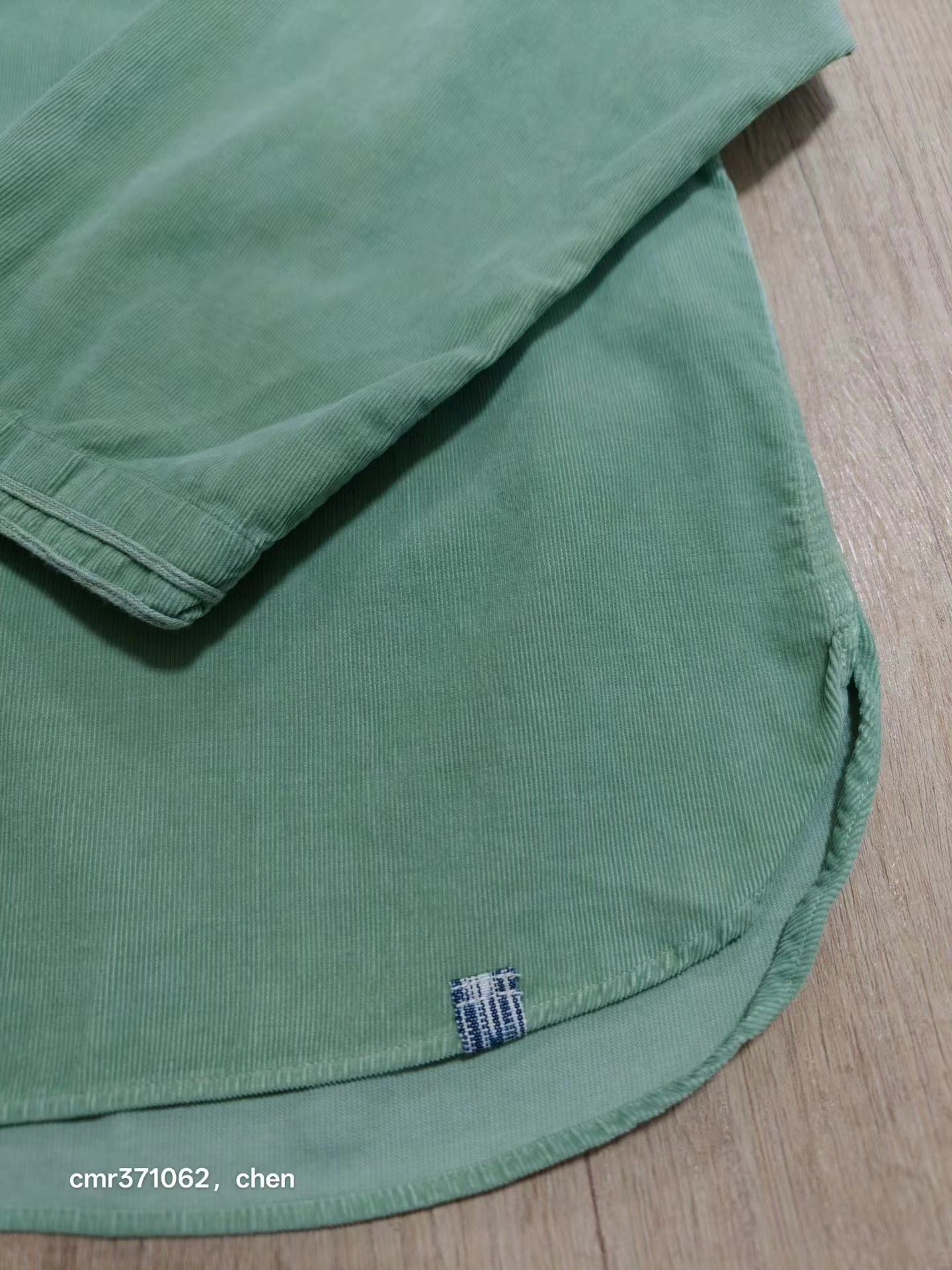 VISVIM 22AW DUGOUT CORDUROY SHIRT — back