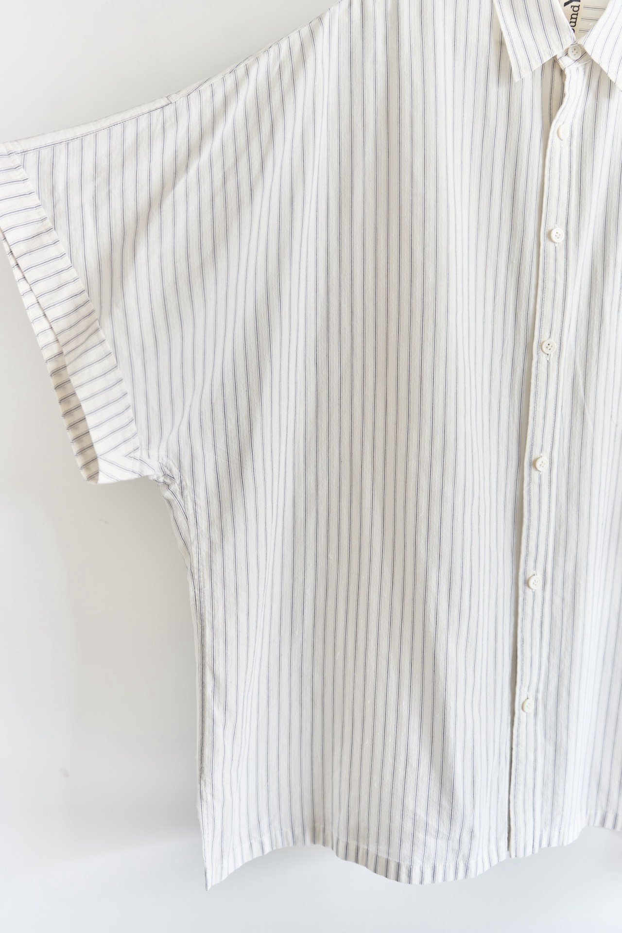 Yohji Yamamoto 24SS Striped White Shirt — back