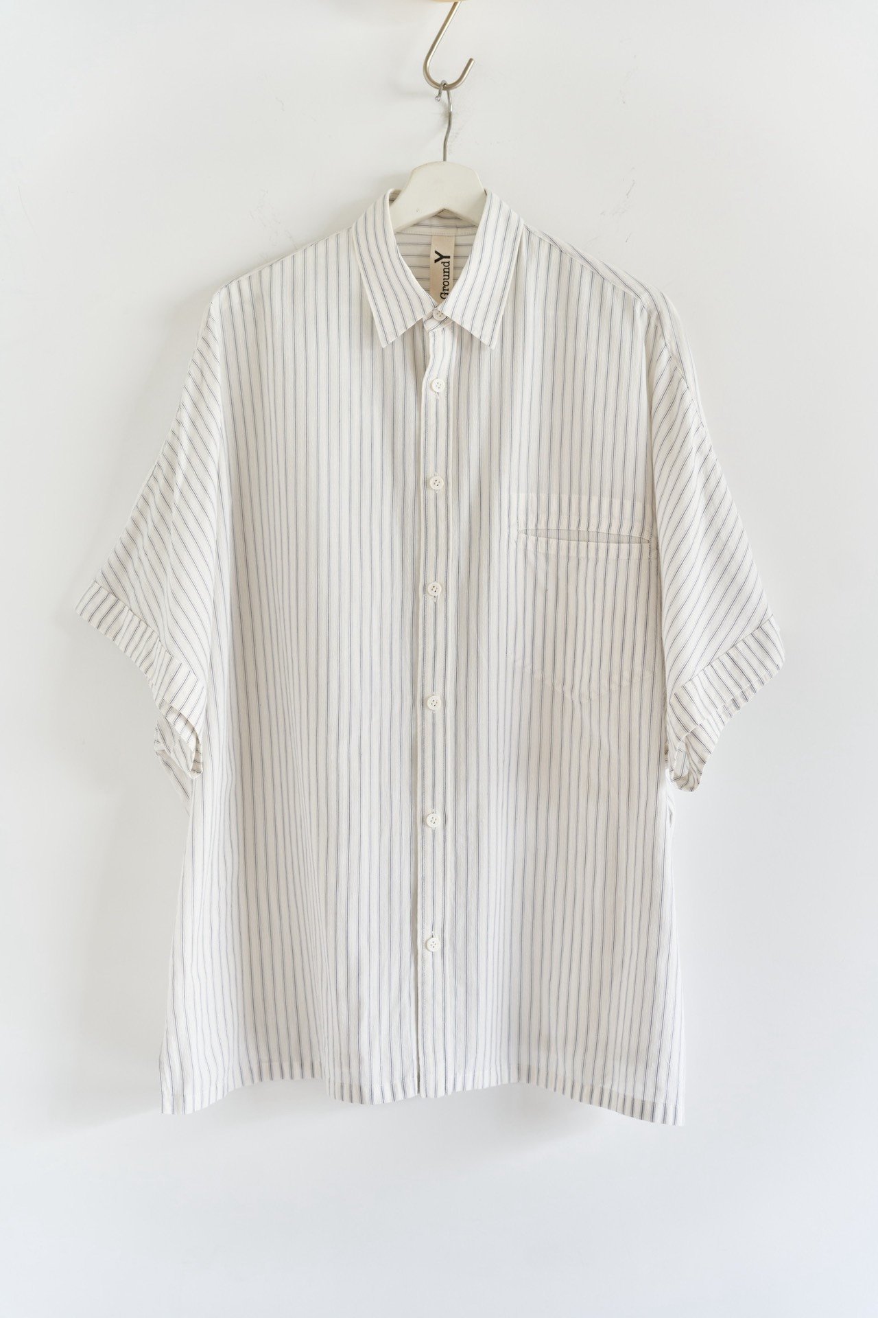 Yohji Yamamoto 24SS Striped White Shirt