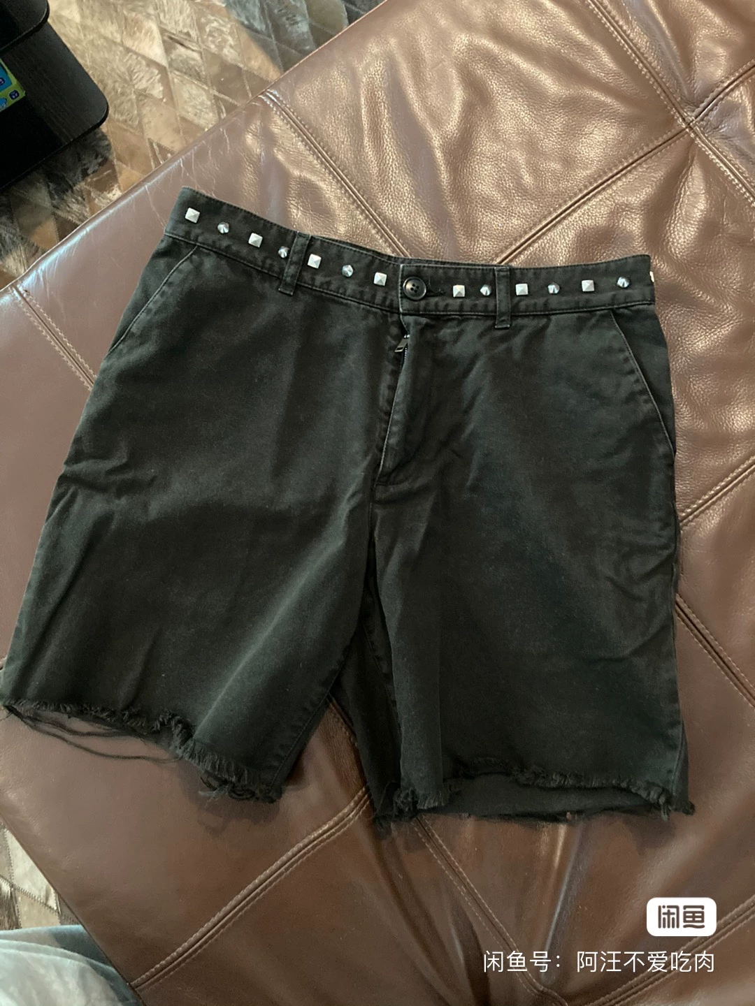 Saint Laurent SLP Distressed Shorts 46