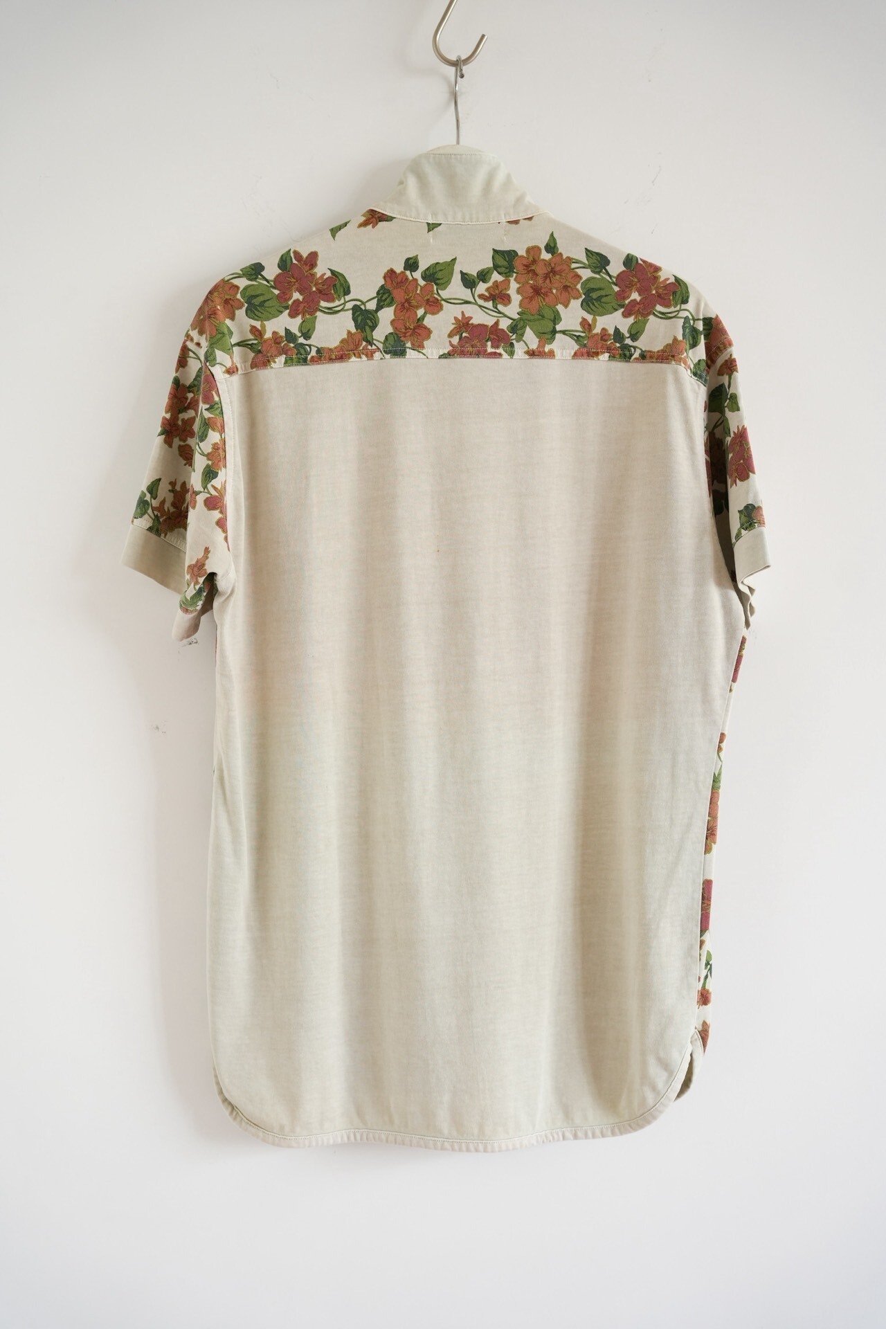 Yohji Yamamoto 00s All-over Floral Polo — front