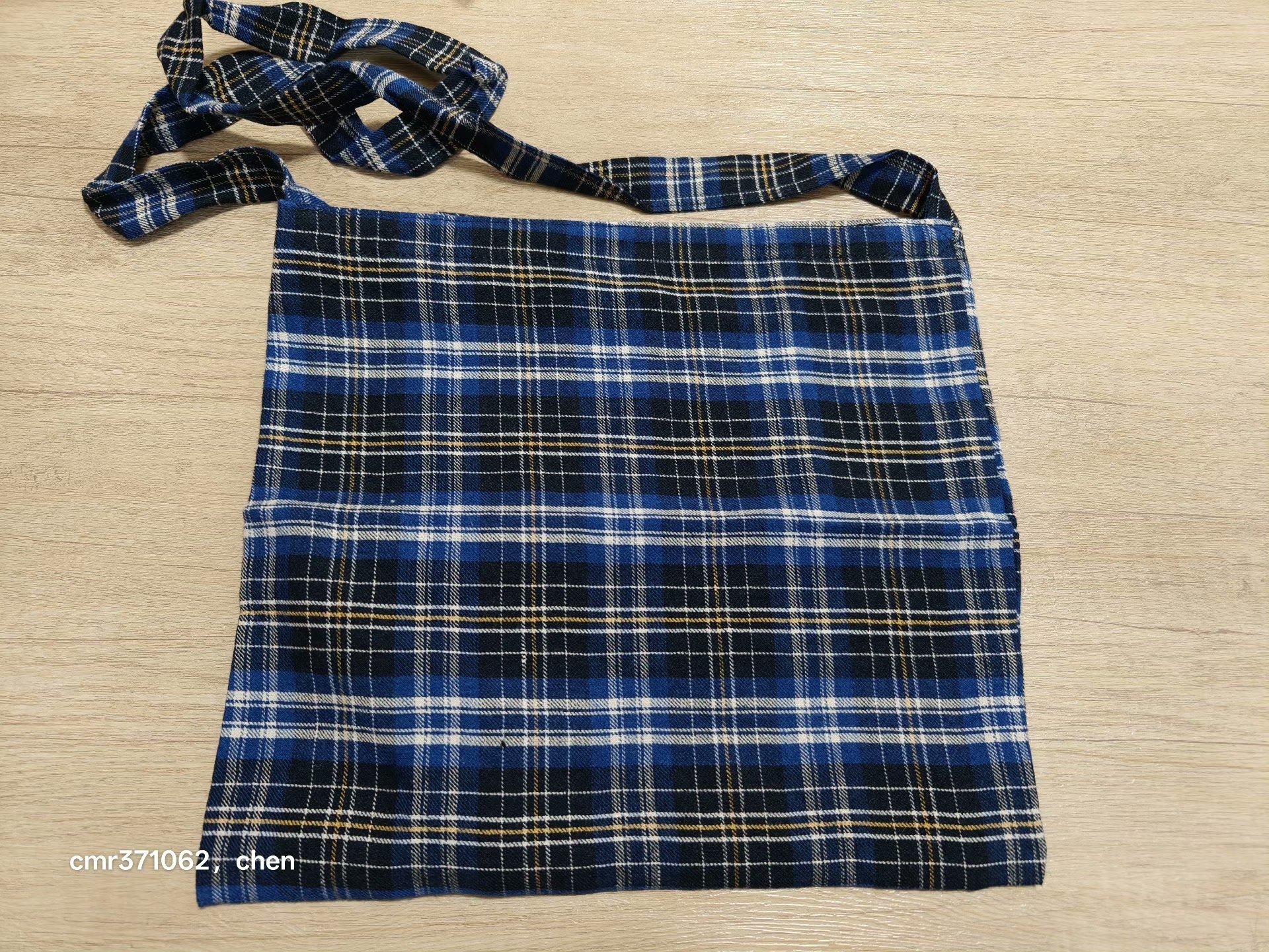 visvim 18AW Musette Check — detail