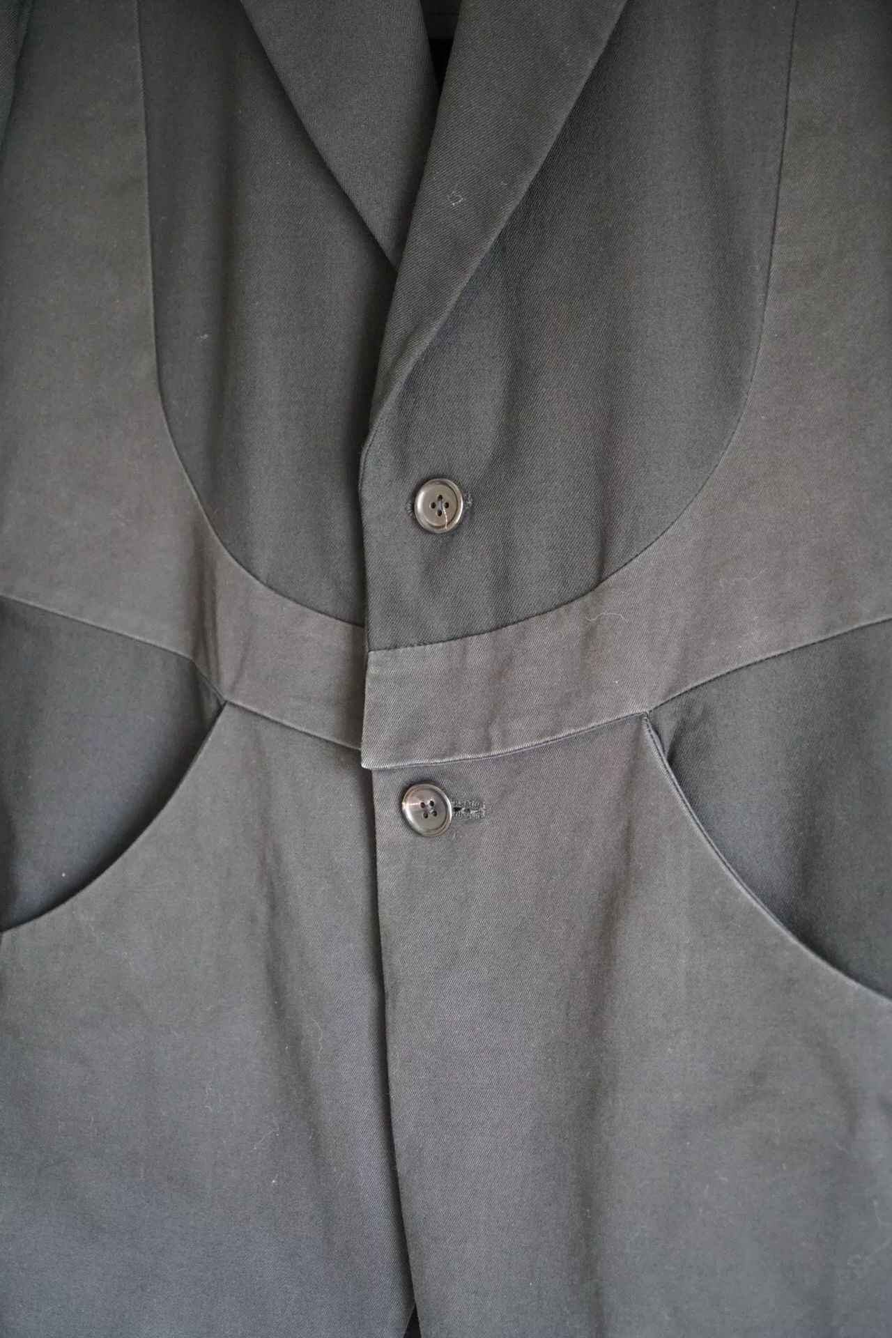 Yohji Yamamoto 07SS Structured Blazer — detail