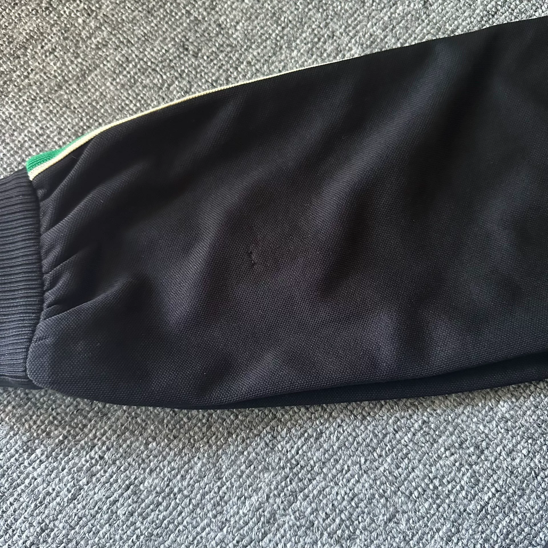 Gucci GG Logo Red-Green Stripe Jacket — back