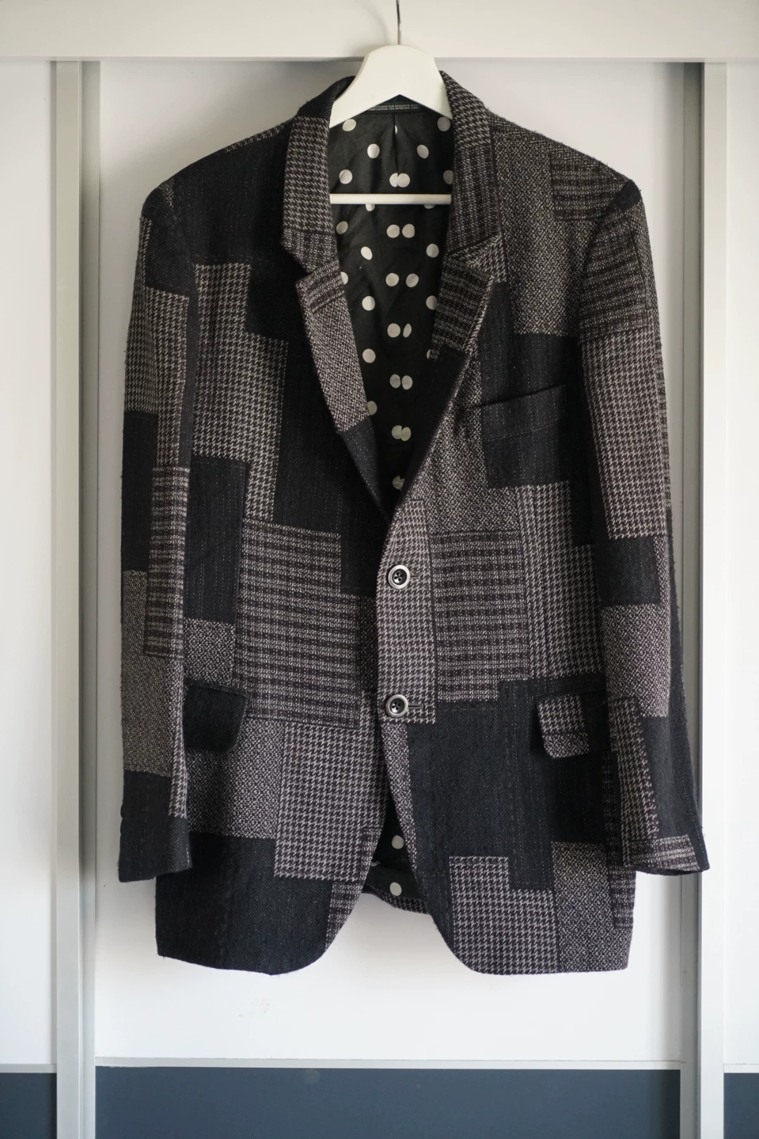 Yohji Yamamoto 10AW Patchwork Wool Blazer