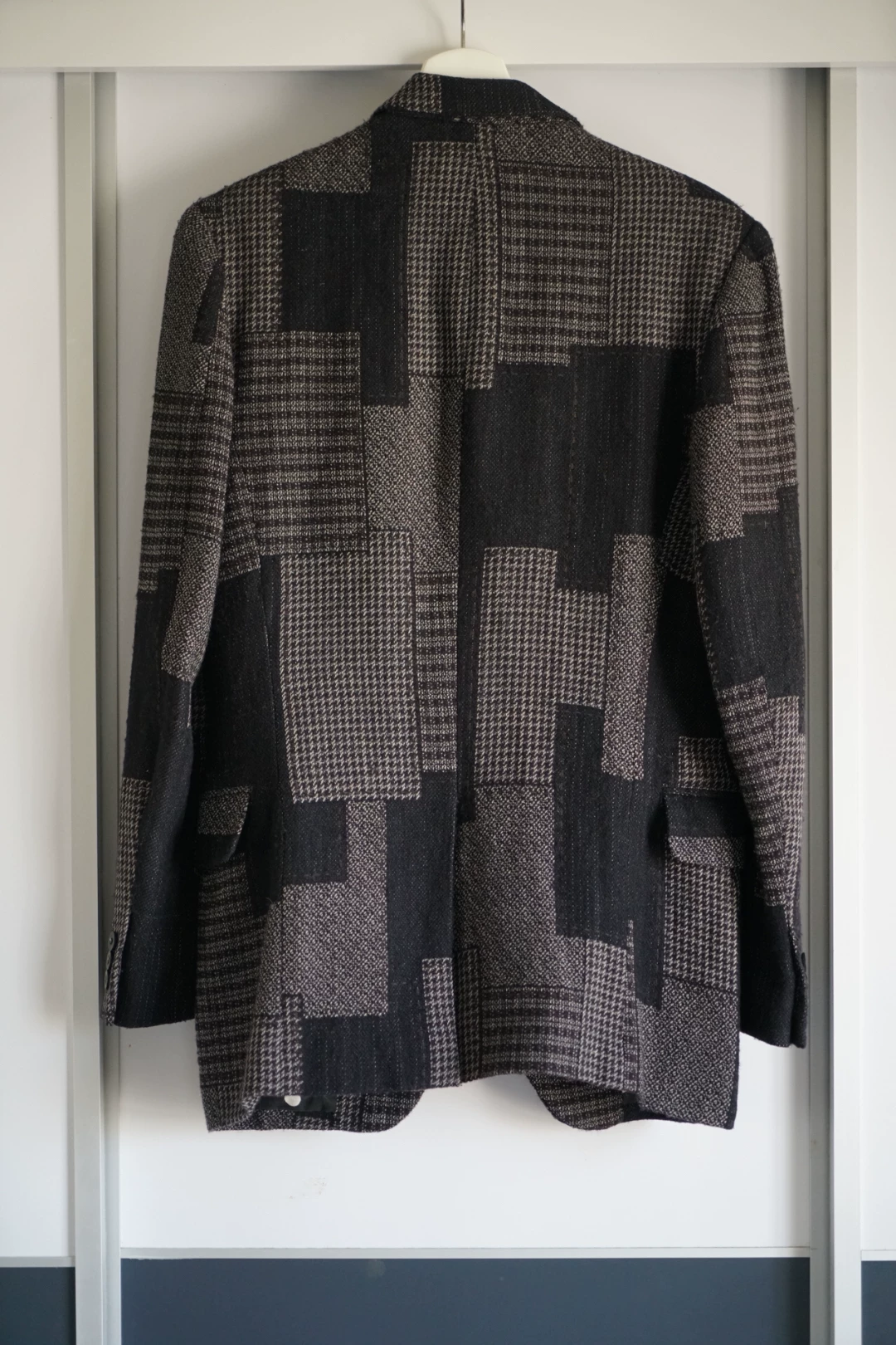 Yohji Yamamoto 10AW Patchwork Wool Blazer — front