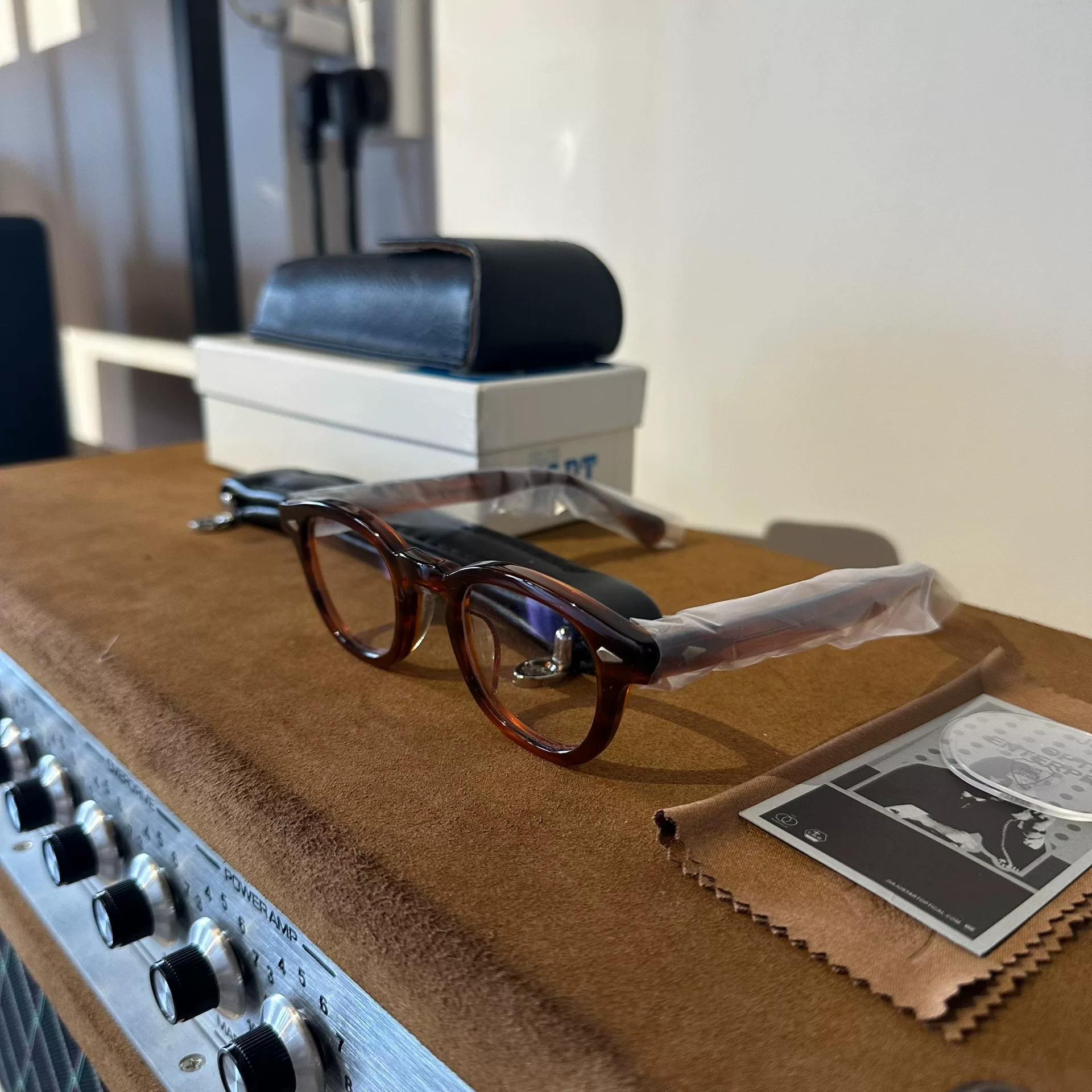 Julius Tart Optical Tortoiseshell Glasses — front